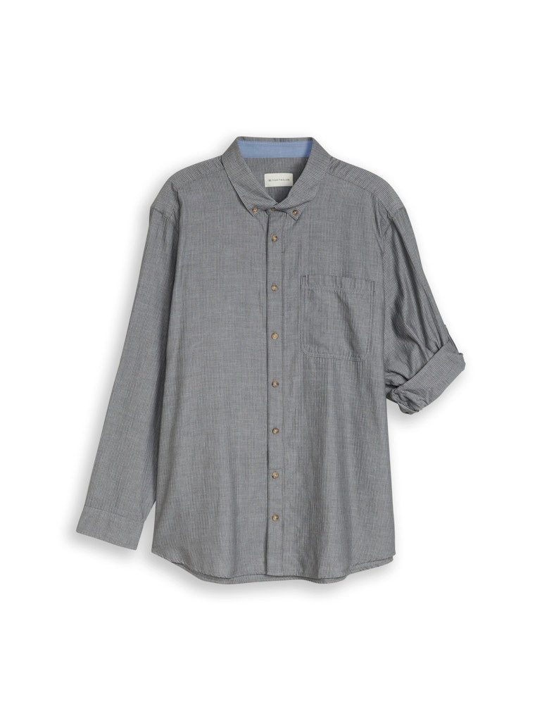 TOM TAILOR Blusenshirt plus structured shirt