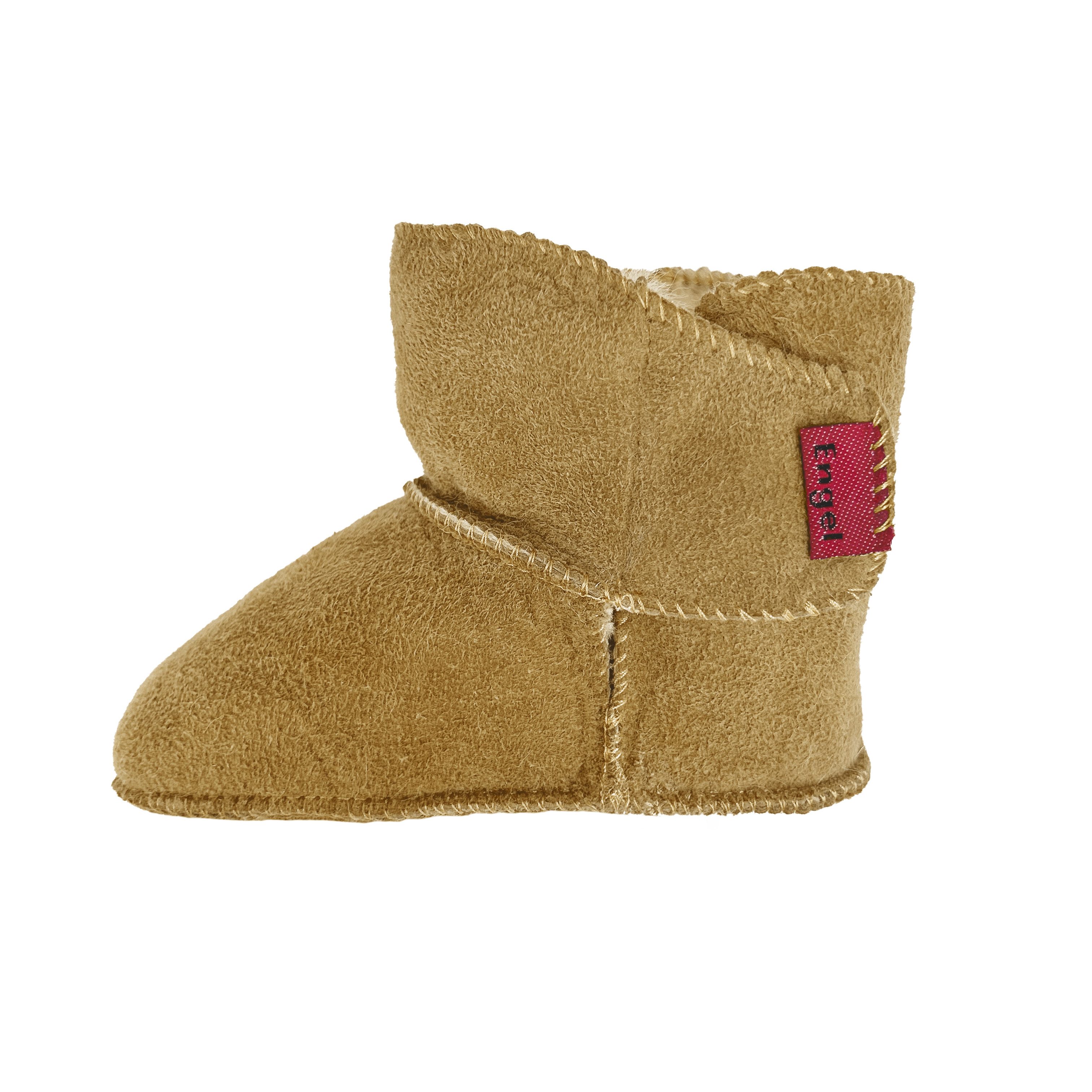 Reissner Lammfelle Babyschuhe Lammfell Modell LYON 1-Klett Babystiefel – Bild 2 von 5