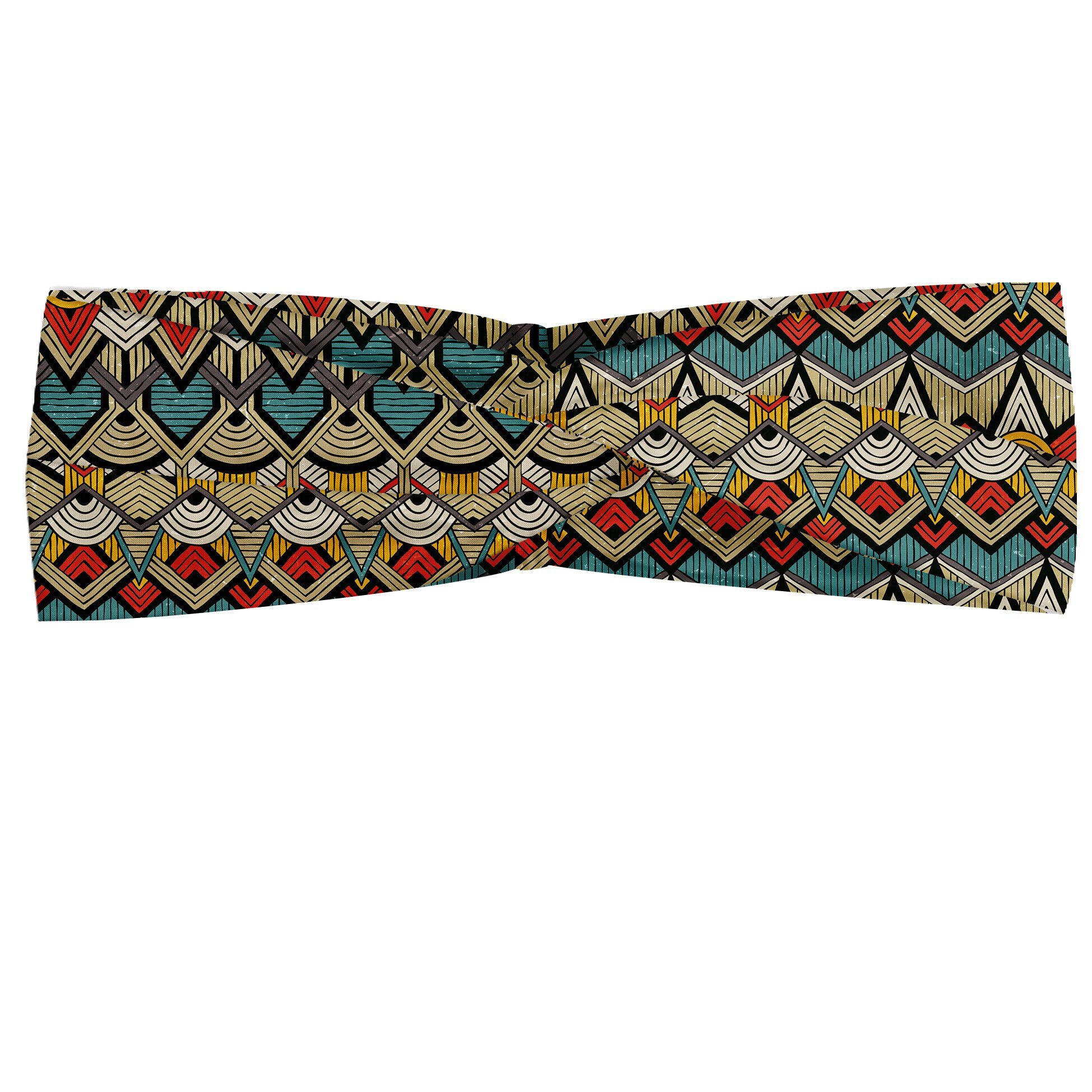 alltags afrikanisch Abakuhaus Geometric Angenehme Grunge Stirnband und accessories Retro Elastisch