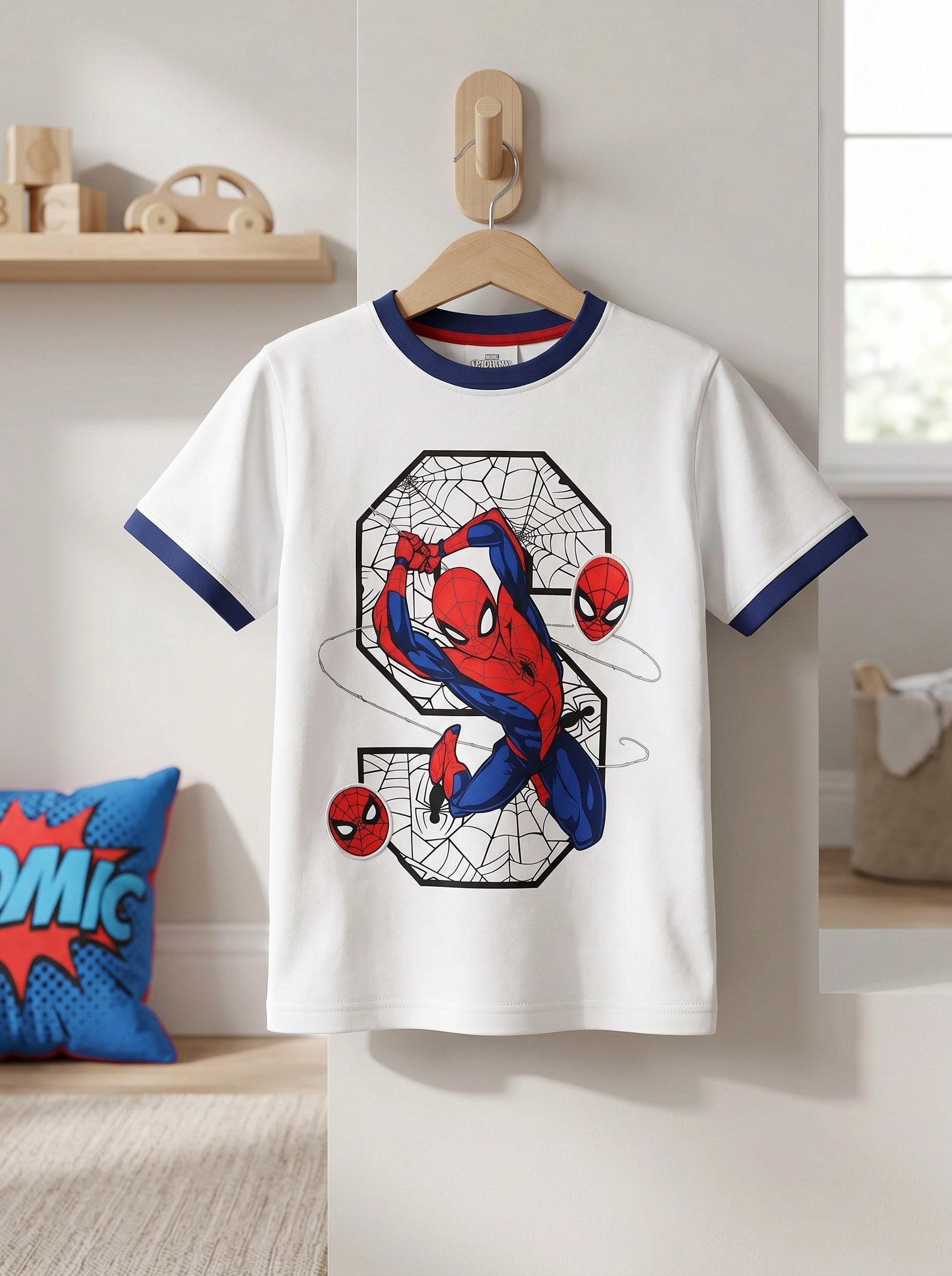 MARVEL Print-Shirt Marvel Spiderman Jungen Kinder kurzarm Shirt Gr. 104 bis 134