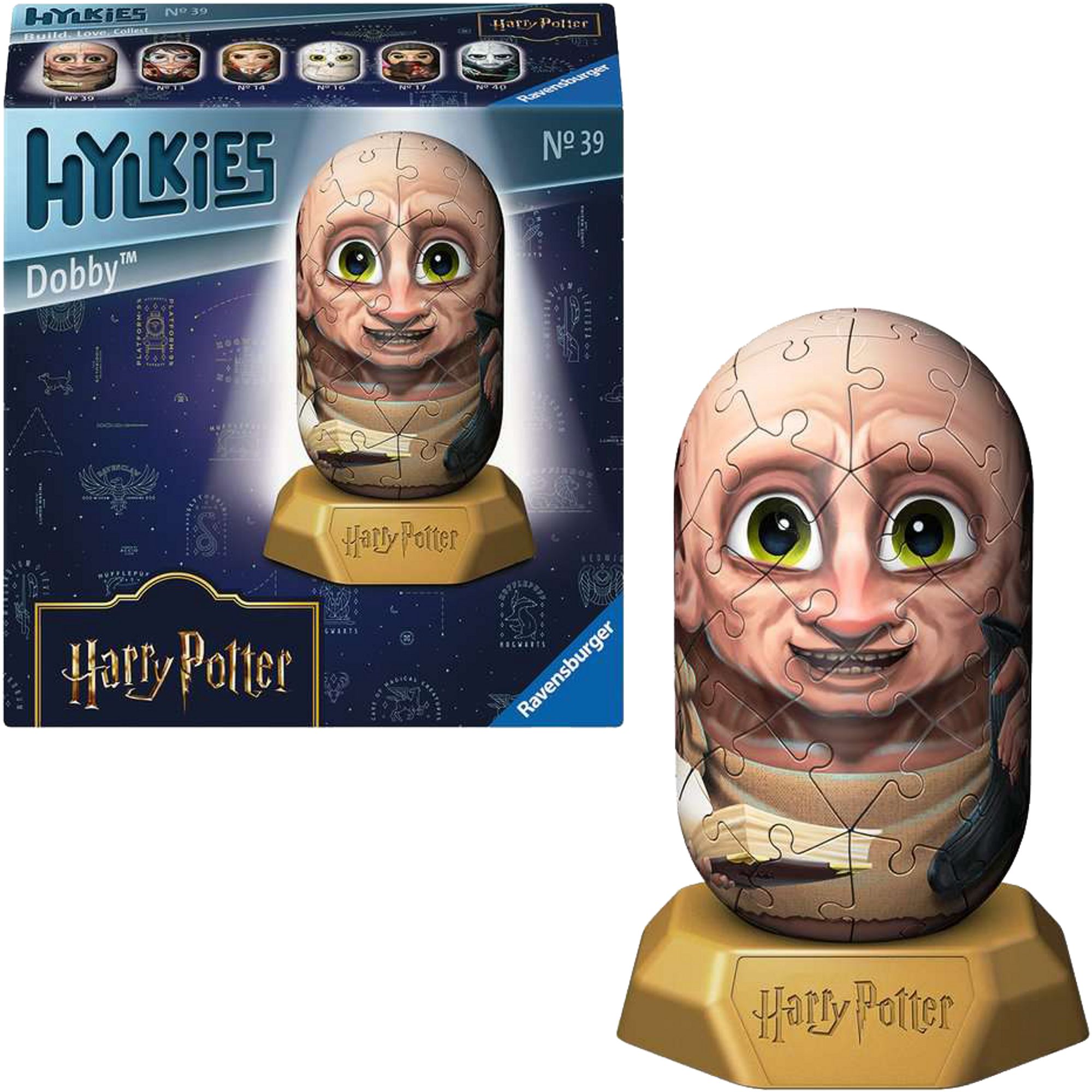 Ravensburger Puzzle Ravensburger 3D Puzzle Hylkies Harry Potter - Dobby, 54 Puzzleteile