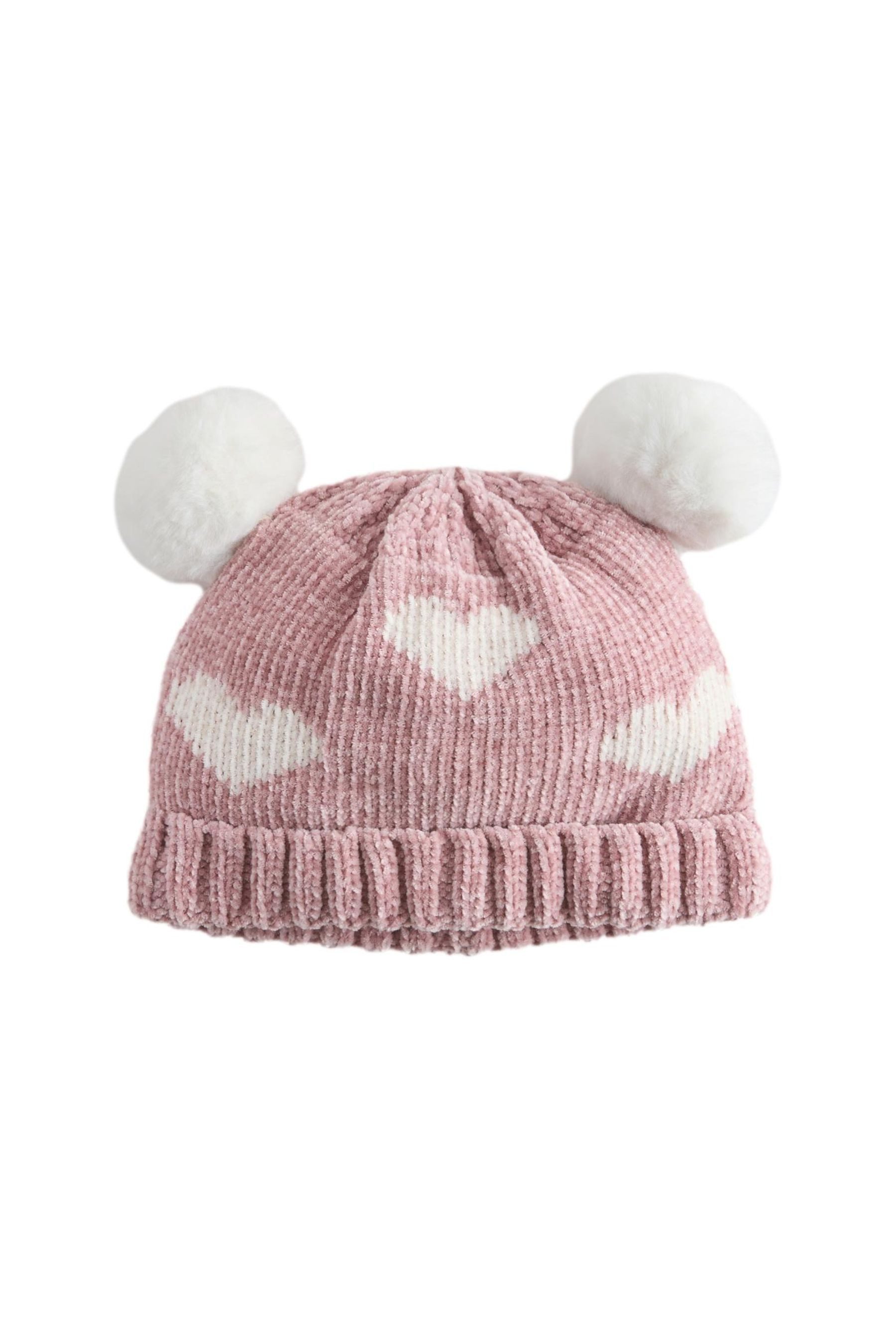 Beanie Baby Beanie mit zwei Bommeln