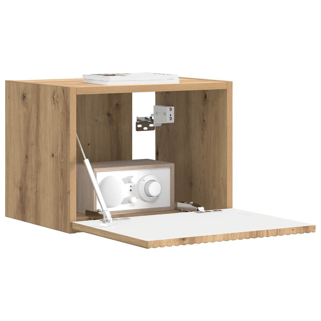 vidaXL TV-Wand TV-Wandschrank Kunsthandwerk Eiche 60 x 31 x 29,5 cm, (1-St) günstig online kaufen