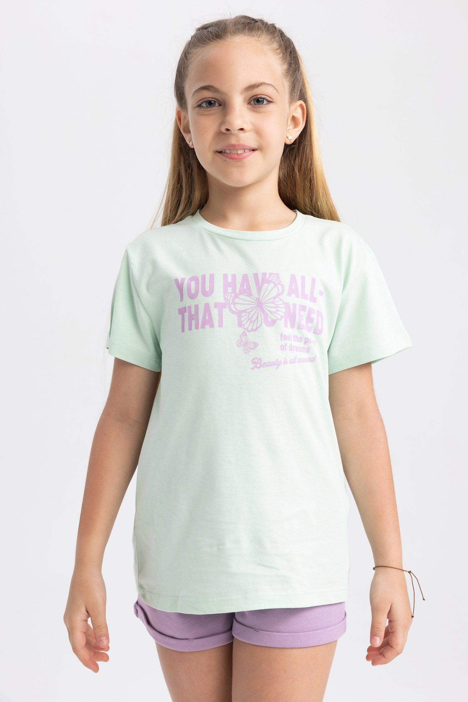 Aqua REGULAR DeFacto T-Shirt FIT T-Shirt