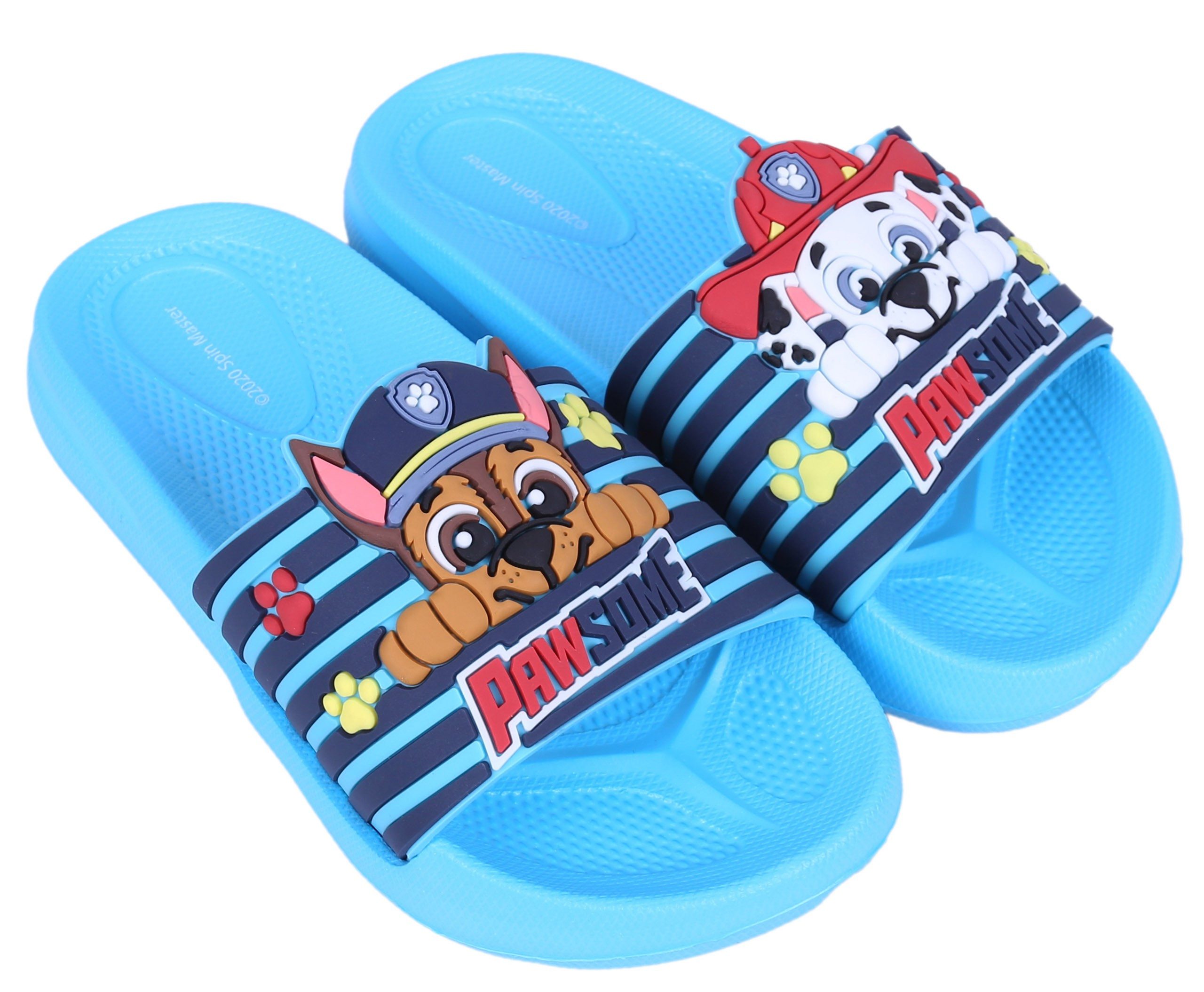 PAW PATROL Blaue Badelatschen/Flip-Flops für Jungen Paw Patrol 31-32 EU Badepantolette