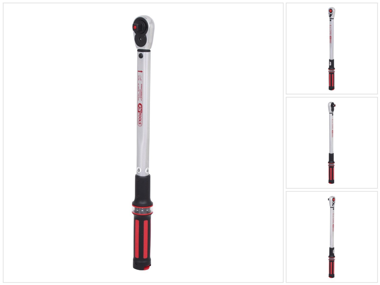 KS Tools Gabel- und Ringschlüssel ERGOTORQUE precision Трещотки Drehmomentschlüssel 1/2" 40 - 200 Nm 50