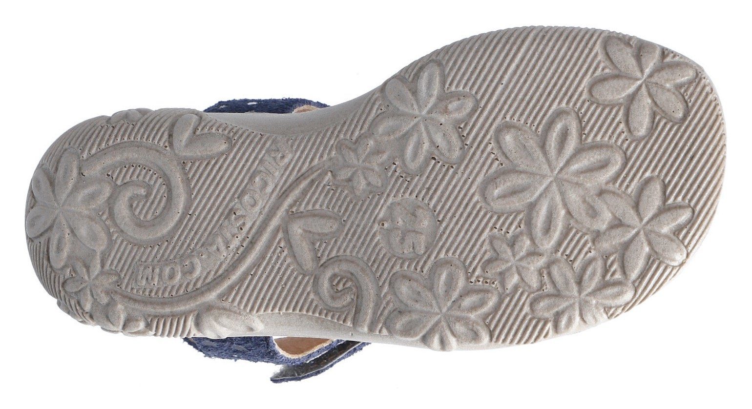 Ricosta Moni WMS: Sandale navy-metallic Klettverschlüssen mit normal
