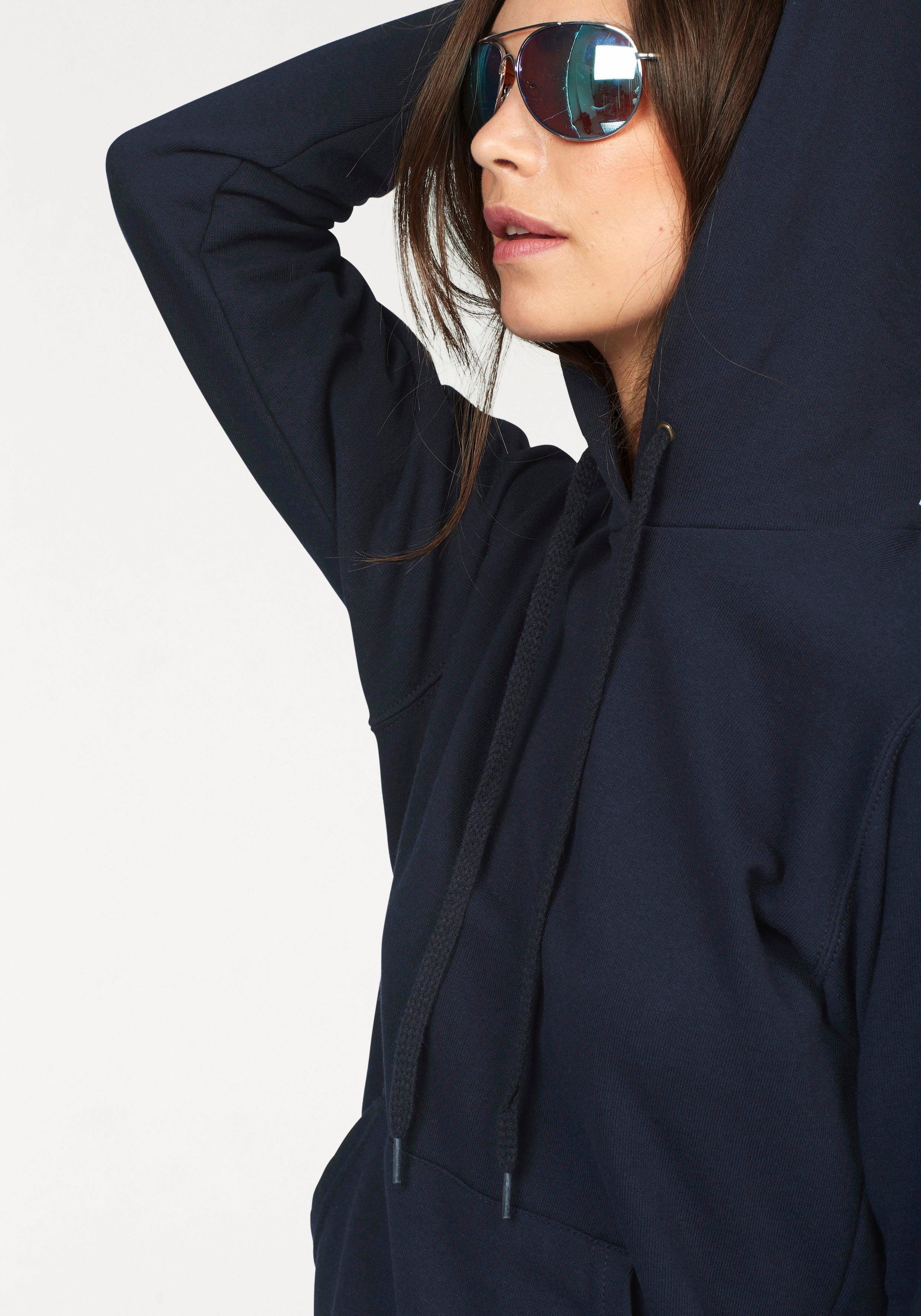 Fruit of the Loom Kapuzensweatshirt Classic hooded Sweat Lady-Fit mit Kängurutaschen