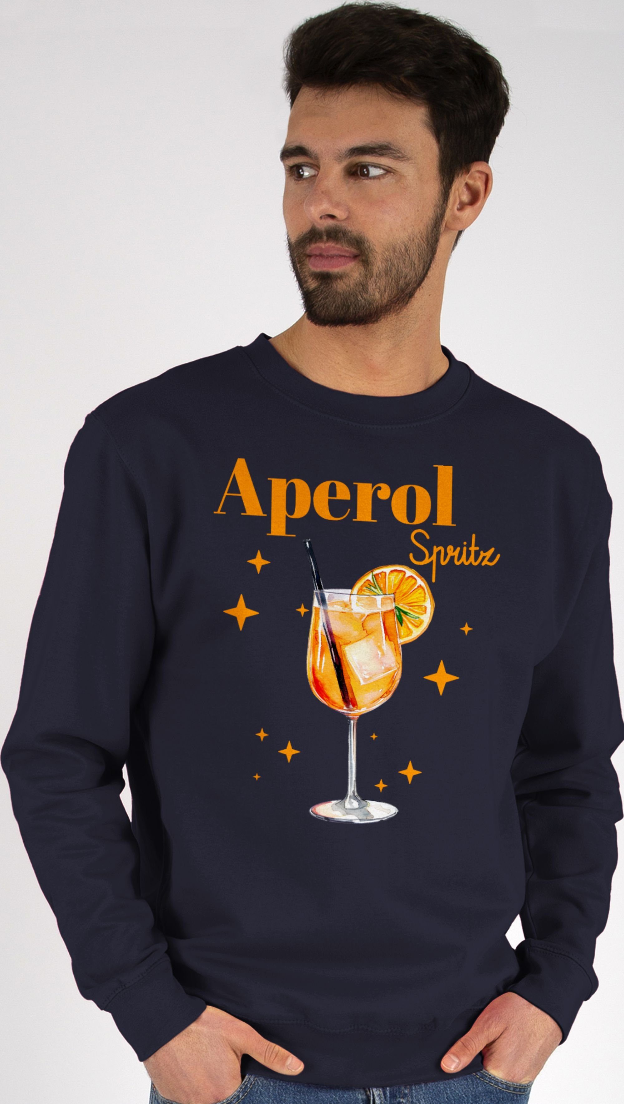 Sweatshirt Aperol Spritz Kostüm I Aperoli I Aperollin Freundin Spritztour