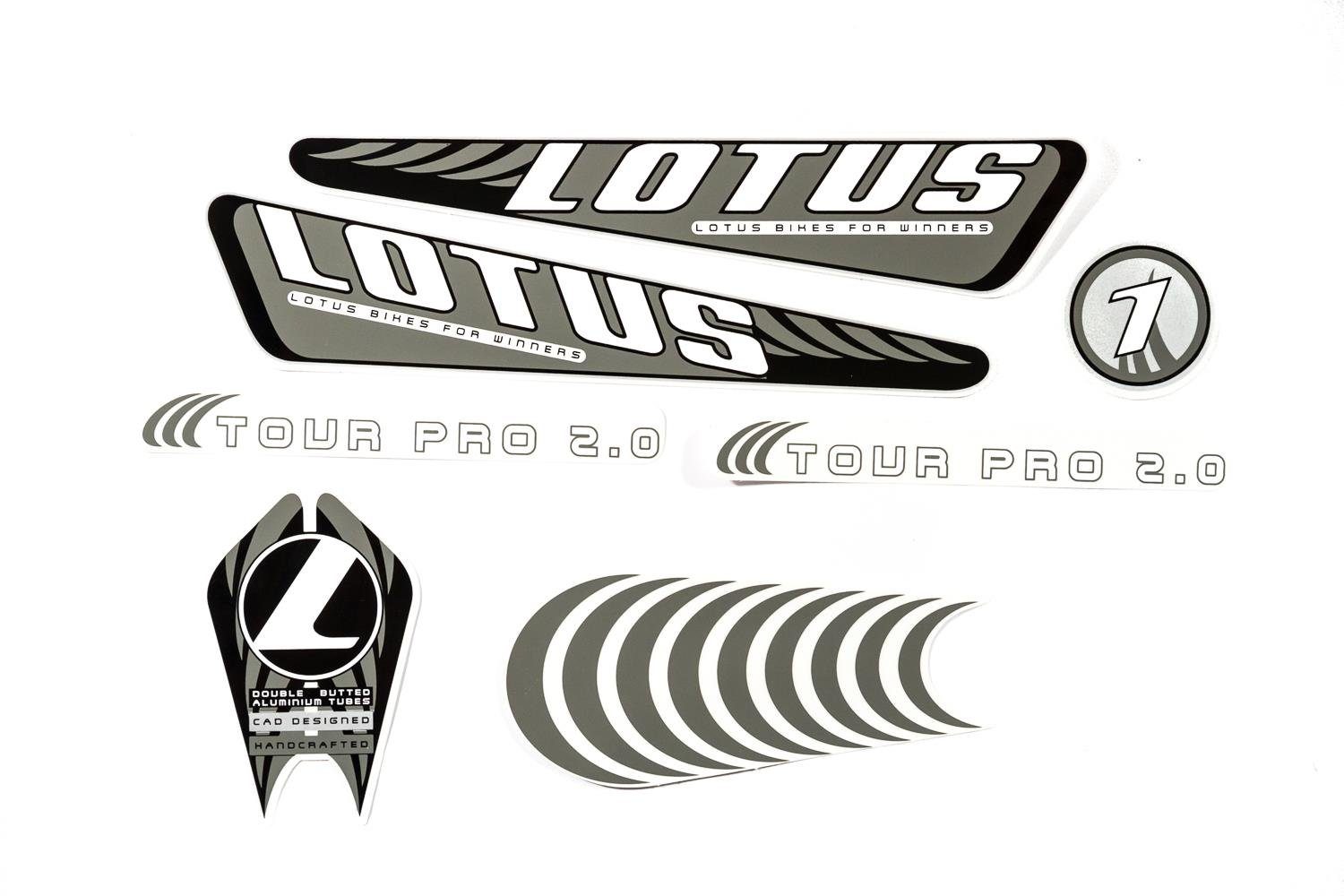Non-Branded Fahrradrahmen Fahrrad DEKOR Satz Aufkleber Rahmen frame Decal Sticker Lotus Tour