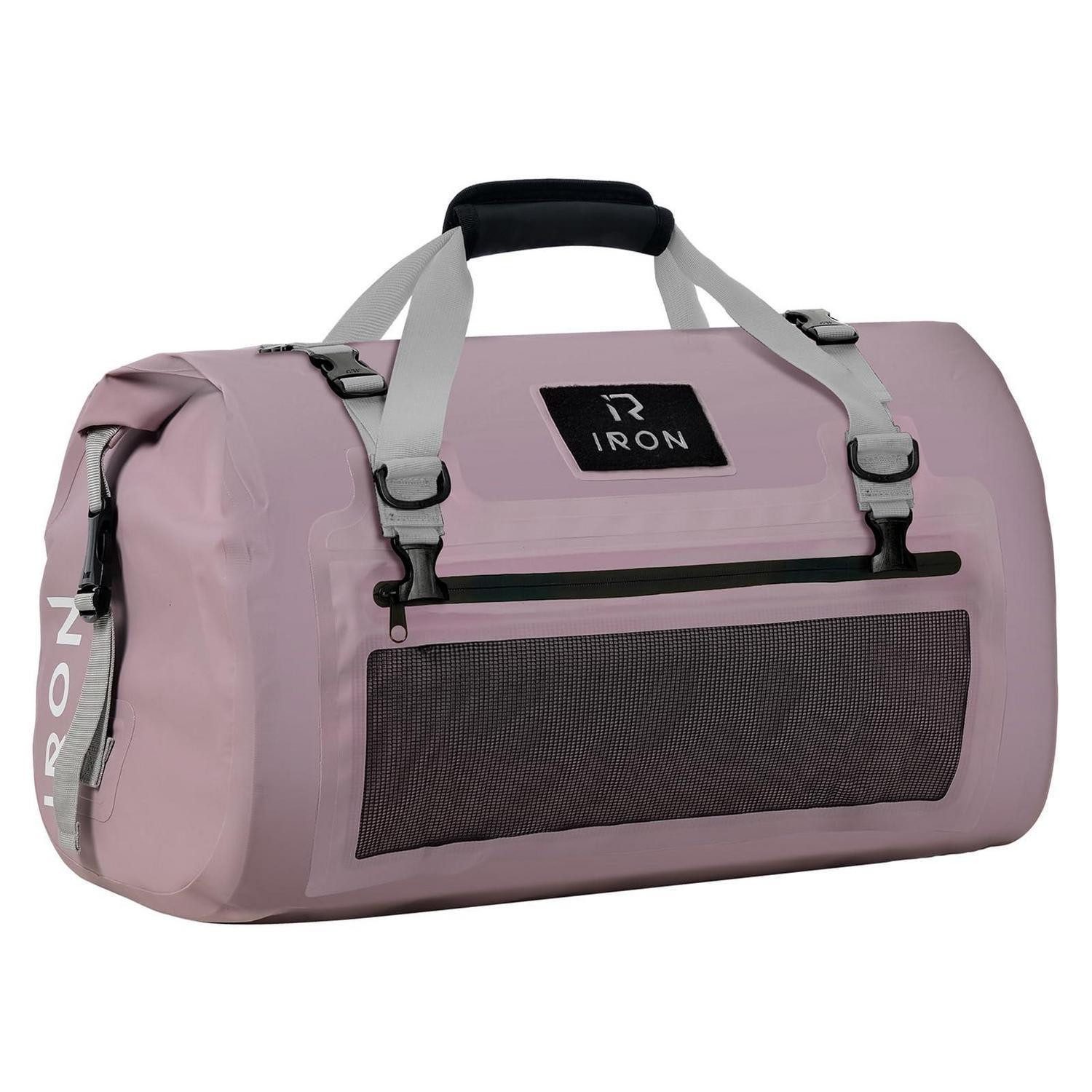 LuxusKollektion Satteltasche Motorradtasche Gepäckrolle Satteltasche Schultergurte Camping Lila 50L