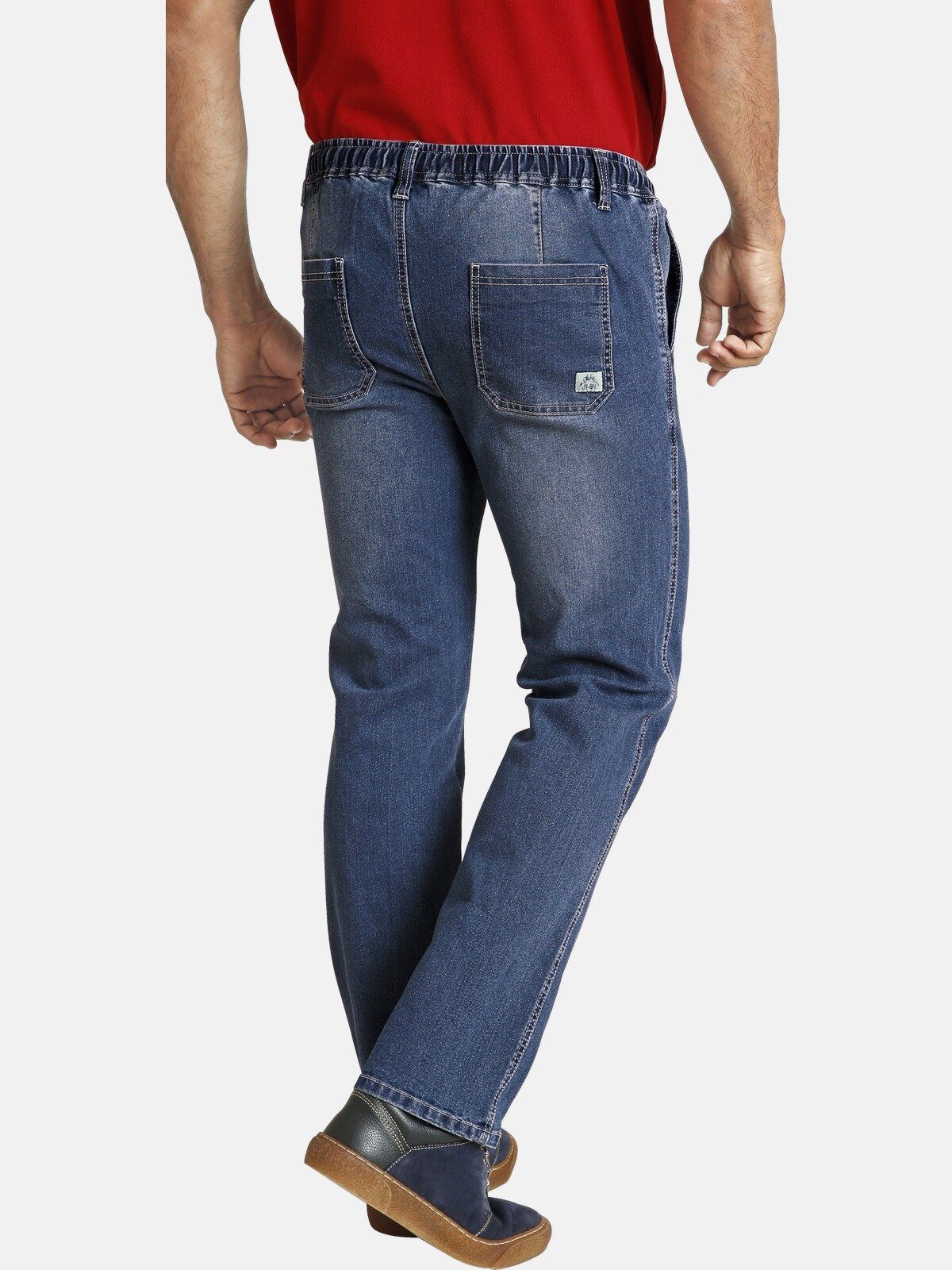 Jan Vanderstorm Schlupfjeans VERTTI mit modischer Kordel
