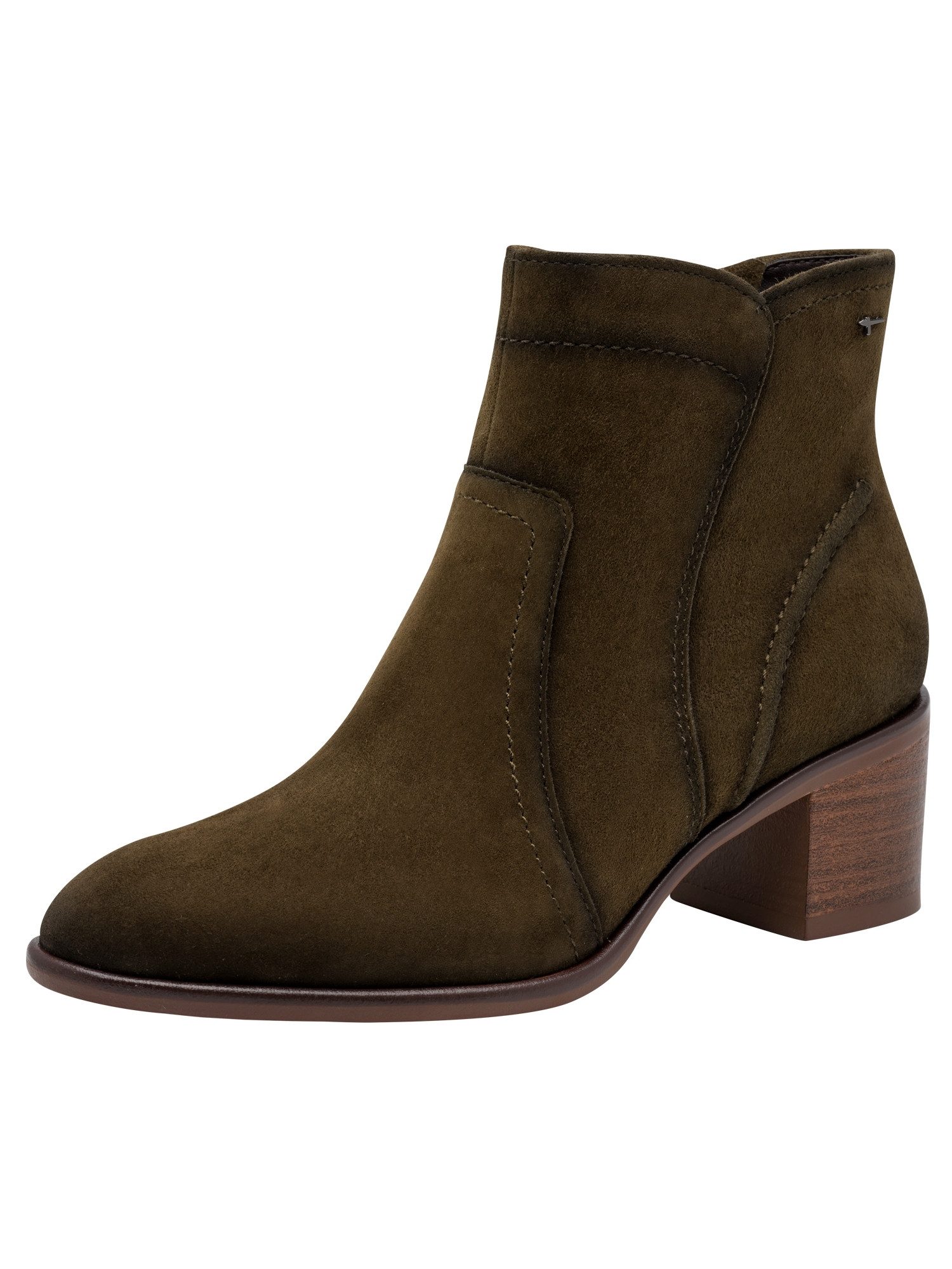 Tamaris ANTIslide, TOUCH-IT aus Leder kein Absatz Stiefel ANTIslide