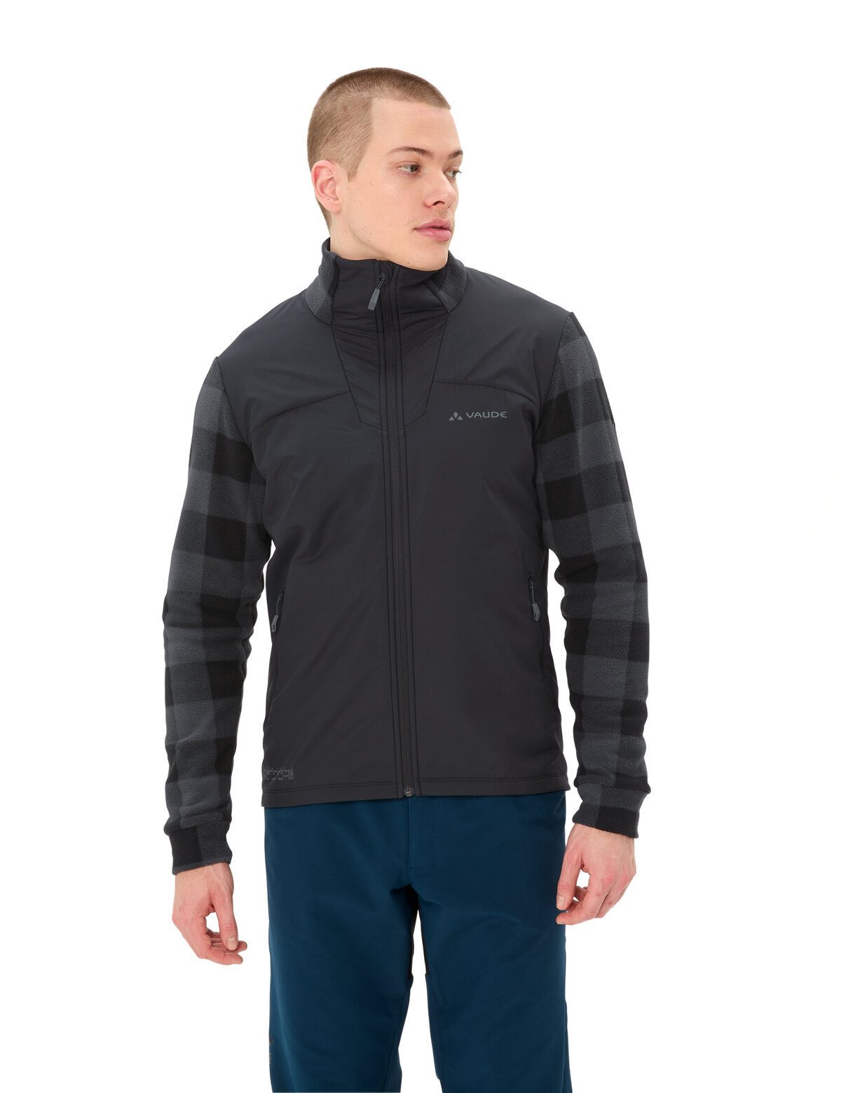 VAUDE Fahrradjacke Men's Minaki Mid Jacket II (1-St) wärmende und windabweisende Fleecejacke