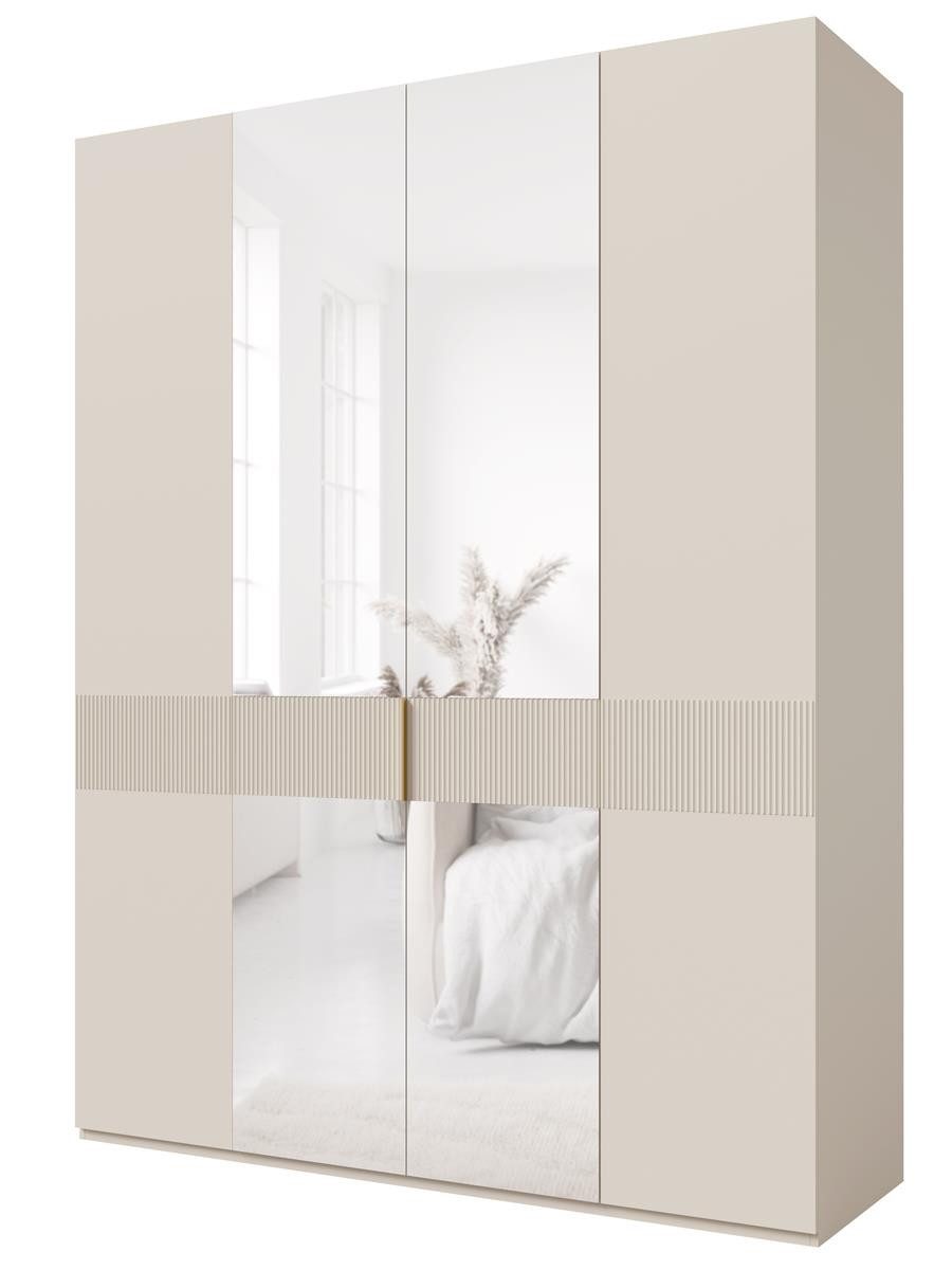 Compleo Drehtürenschrank mit 4 Türen, Kleiderschrank modern und elegant LIMI MADE IN EU, Modern Flur oder Schlafzimmer