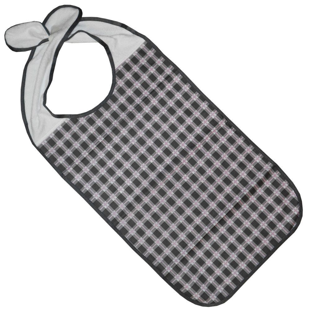PFLEGE POINT Speiseschürze PFLEGE POINT® Ess-Schürze mit Steckverschluss brombeer