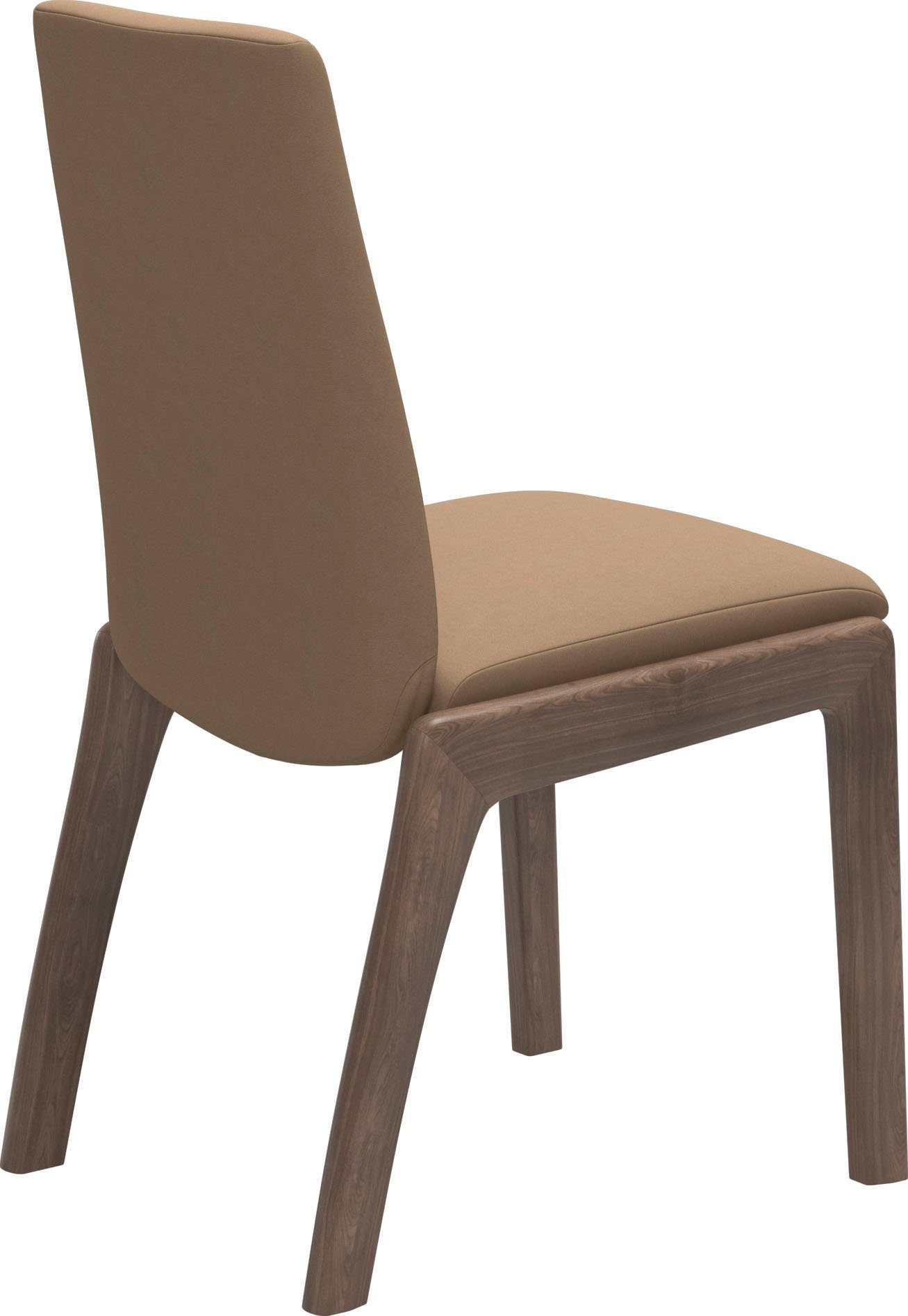 abgerundeten Größe Polsterstuhl mit Low M, Back, Walnuss in Beinen Laurel, Stressless®