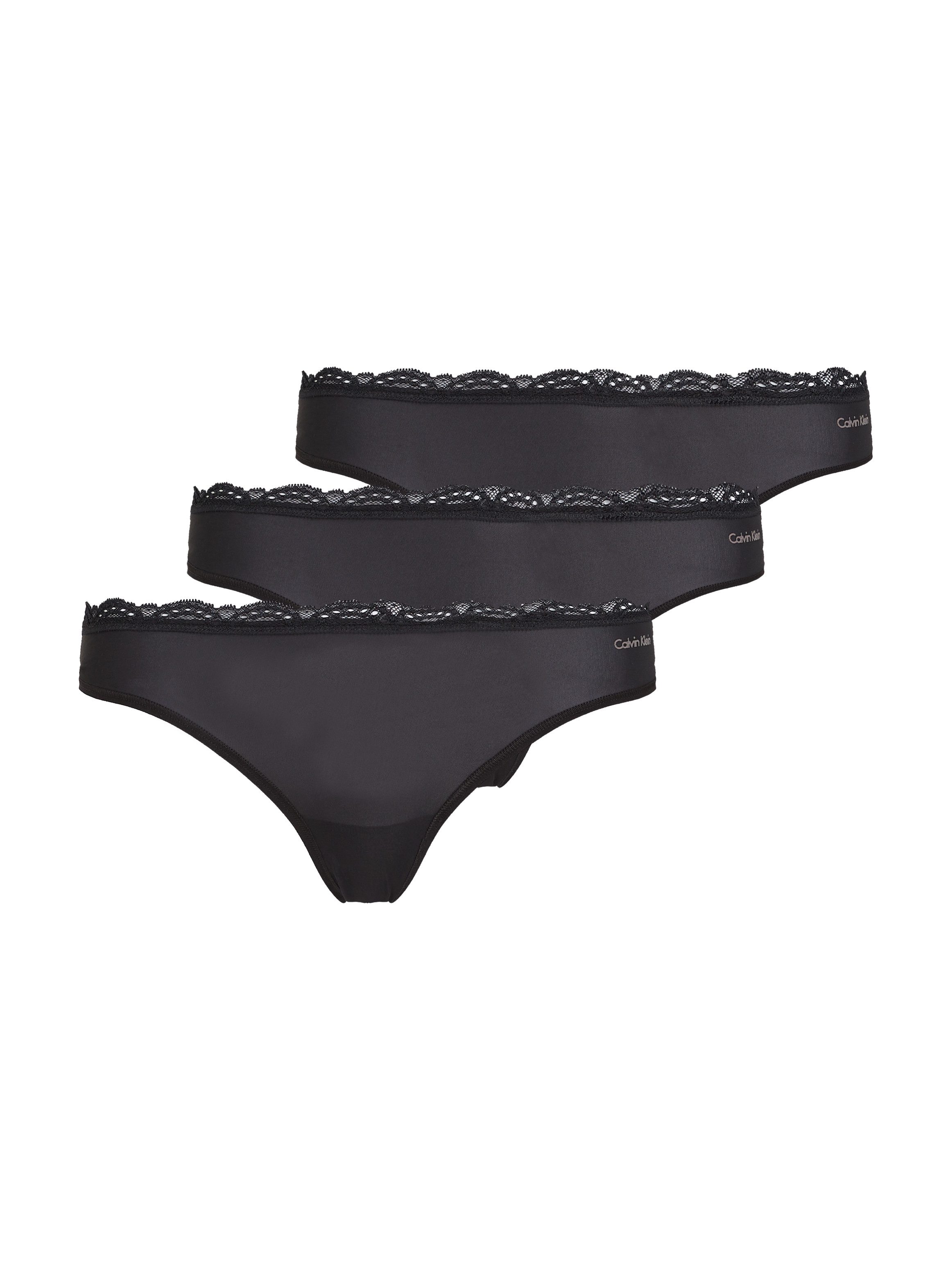 Calvin Klein Underwear String THONG 3PK (Packung, 3-St., 3er-Pack) mit Spit günstig online kaufen