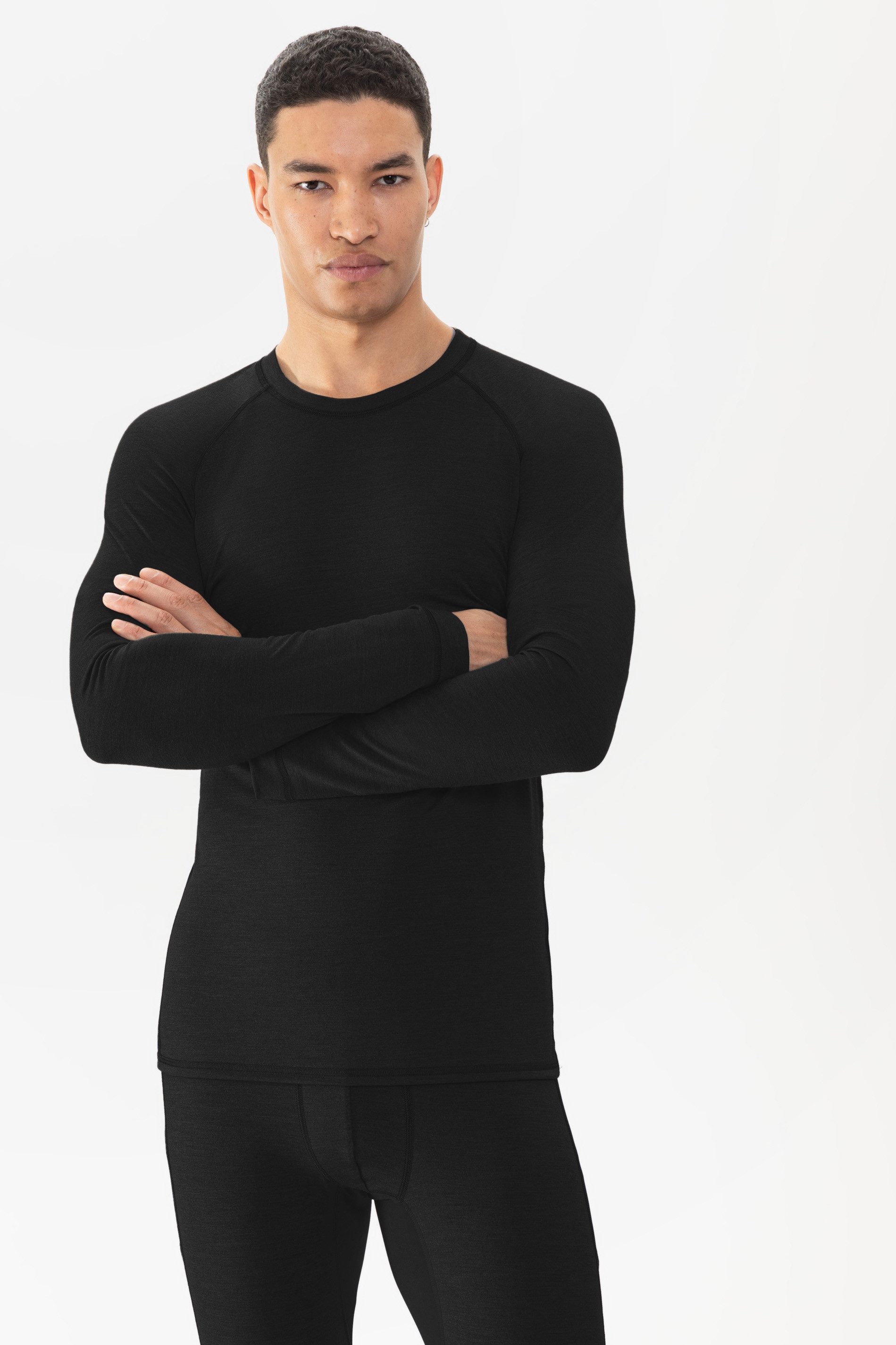 Funktionsshirt Mey Herren T-Shirt langarm Serie PRFRMNC+ Uni