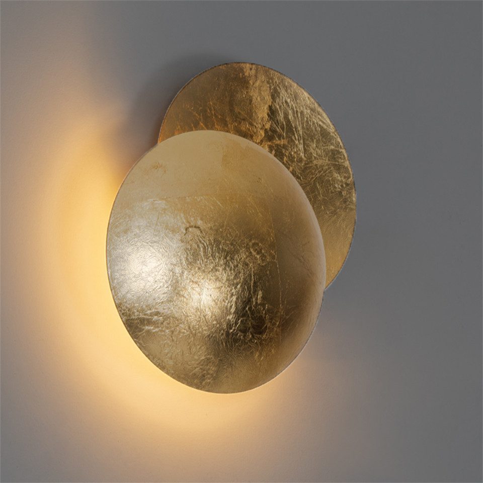 Qazqa Wandleuchte Sunrise, ohne Leuchtmittel, G9, Gold/Messing, Modern, Sta günstig online kaufen