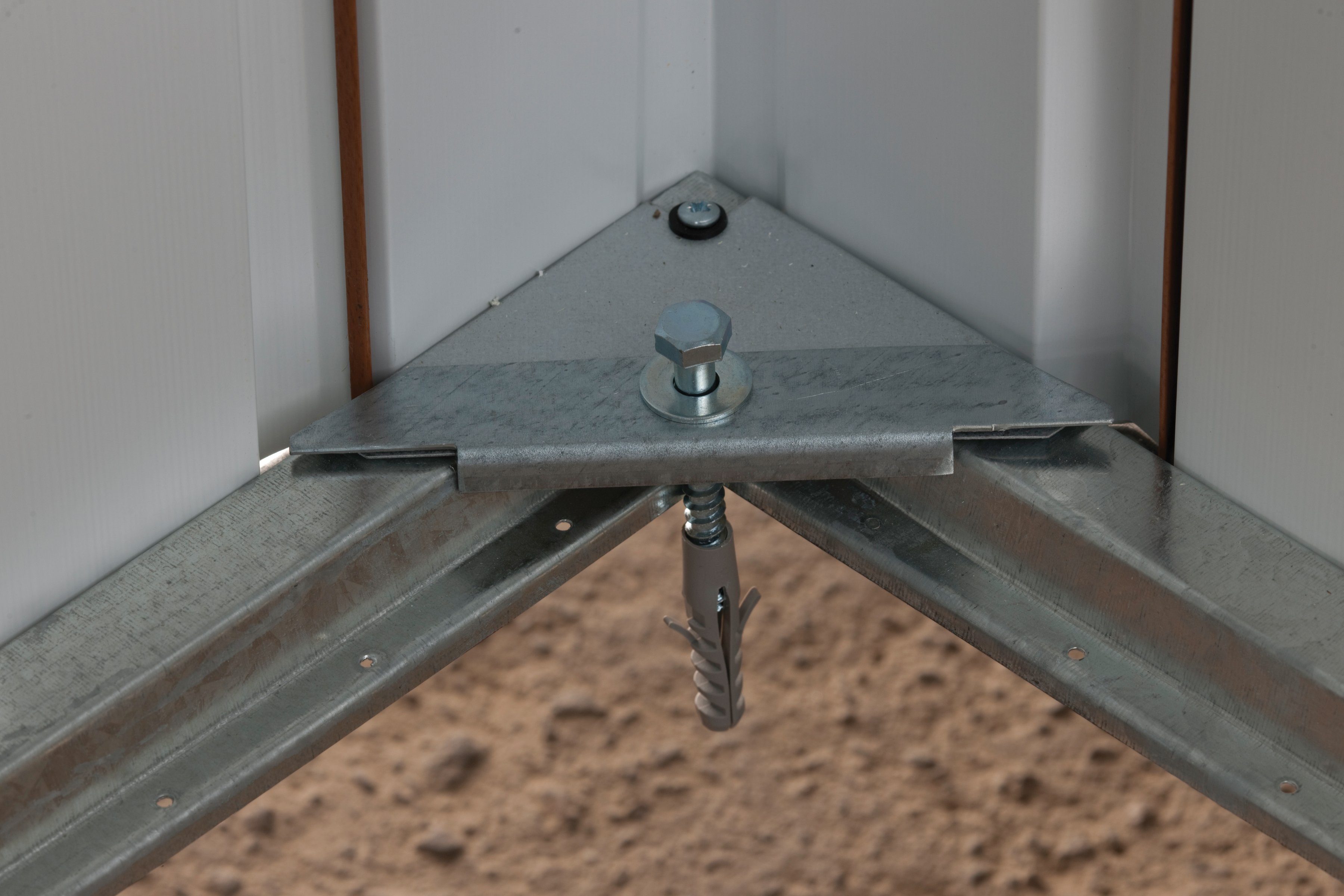 YARDMASTER Gerätehaus Sachsen 64, BxT: 198x119 cm, Metall