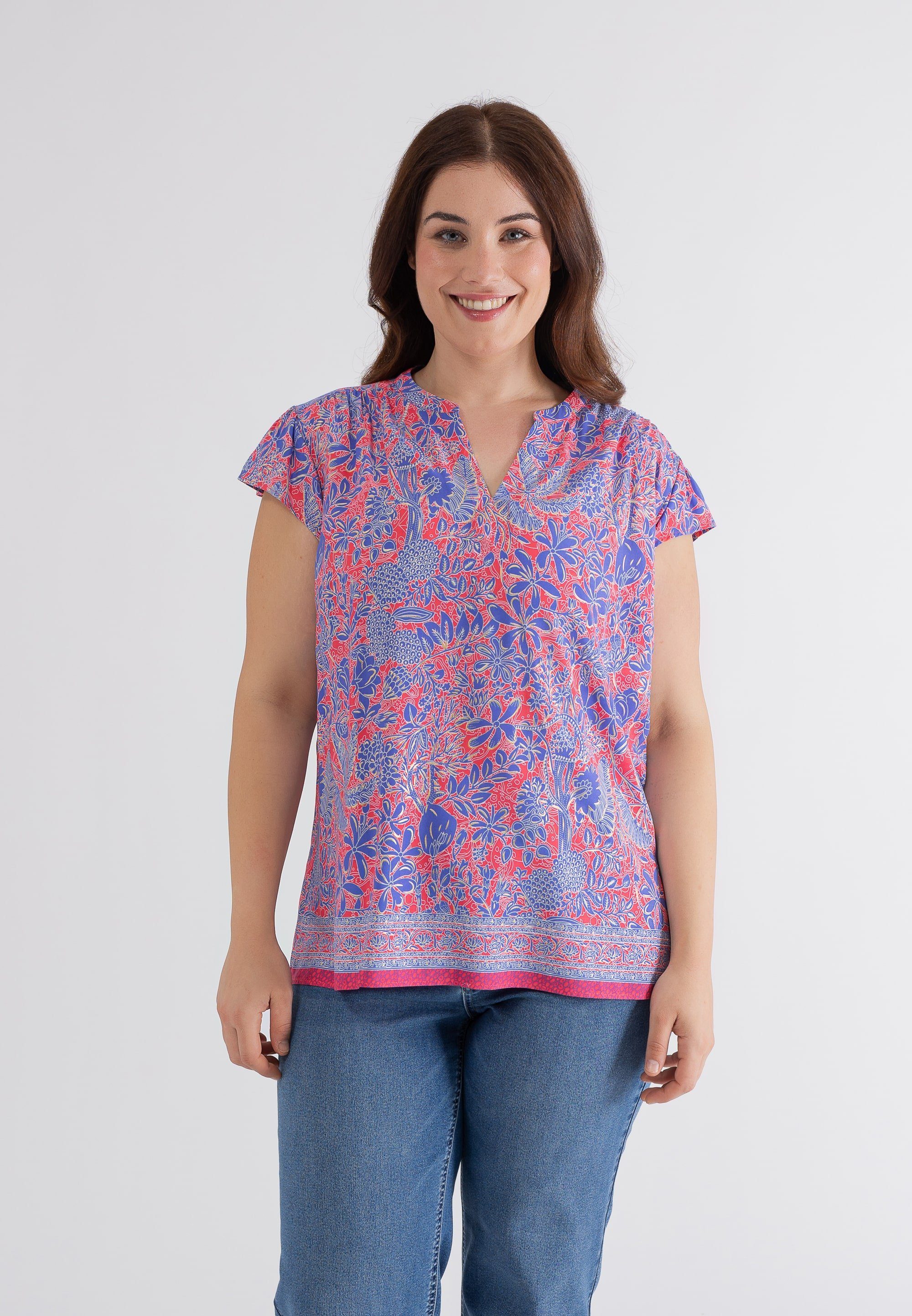 October Klassische Bluse mit tollem Blütenprint | Blusen