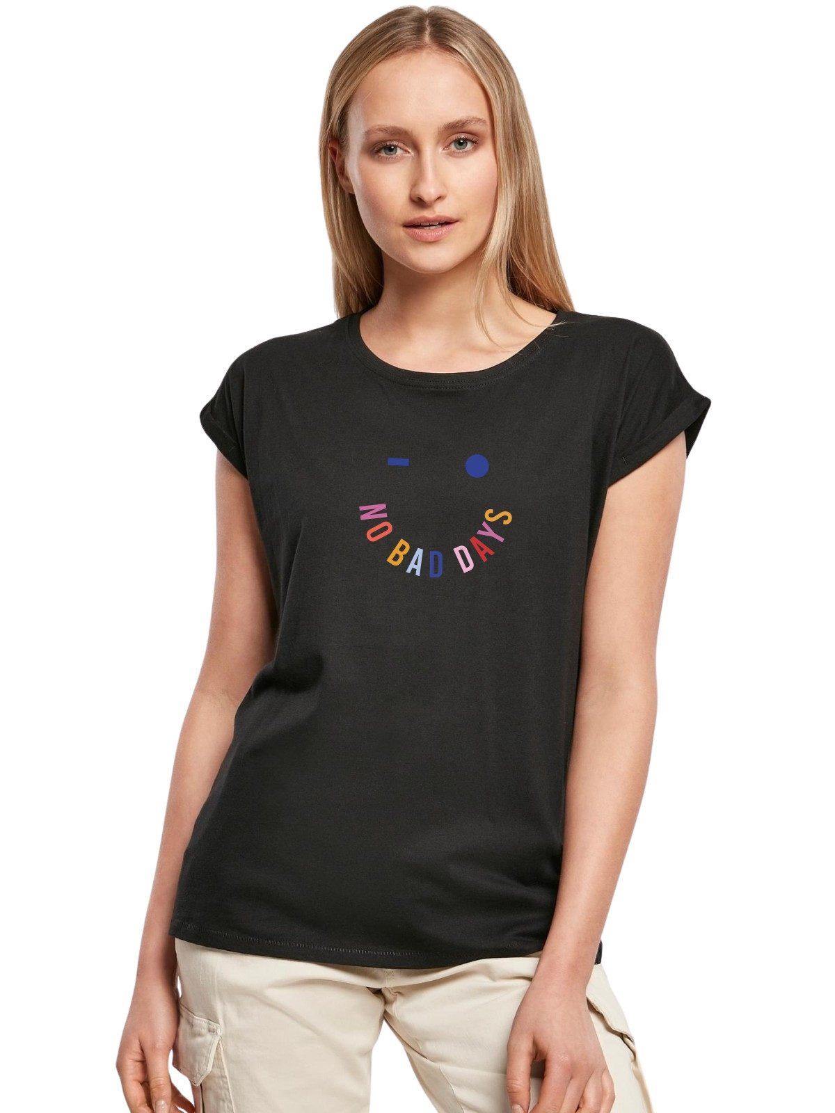 Be Famous Print-Shirt Classic Roll Up D-NOBASMI (1-tlg., keine)