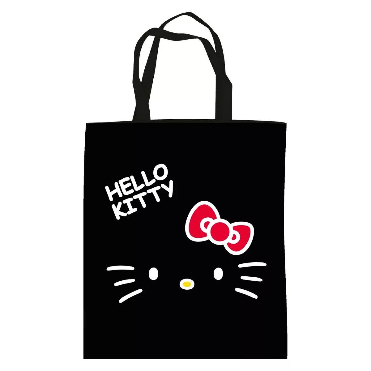 Hello Kitty Einkaufsshopper Hello Kitty Black Leinentasche, Einkaufstasche 44 cm