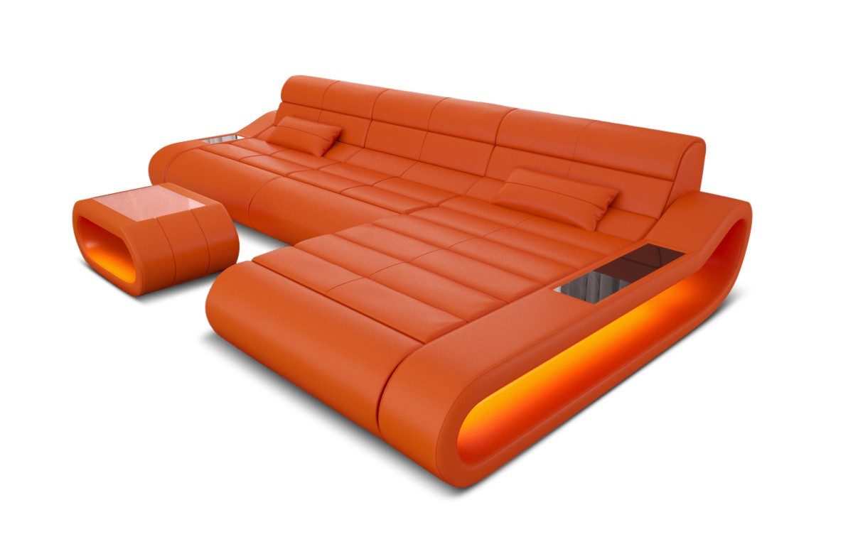 Sofa Dreams Ecksofa Ledercouch Ledersofa Concept günstig online kaufen