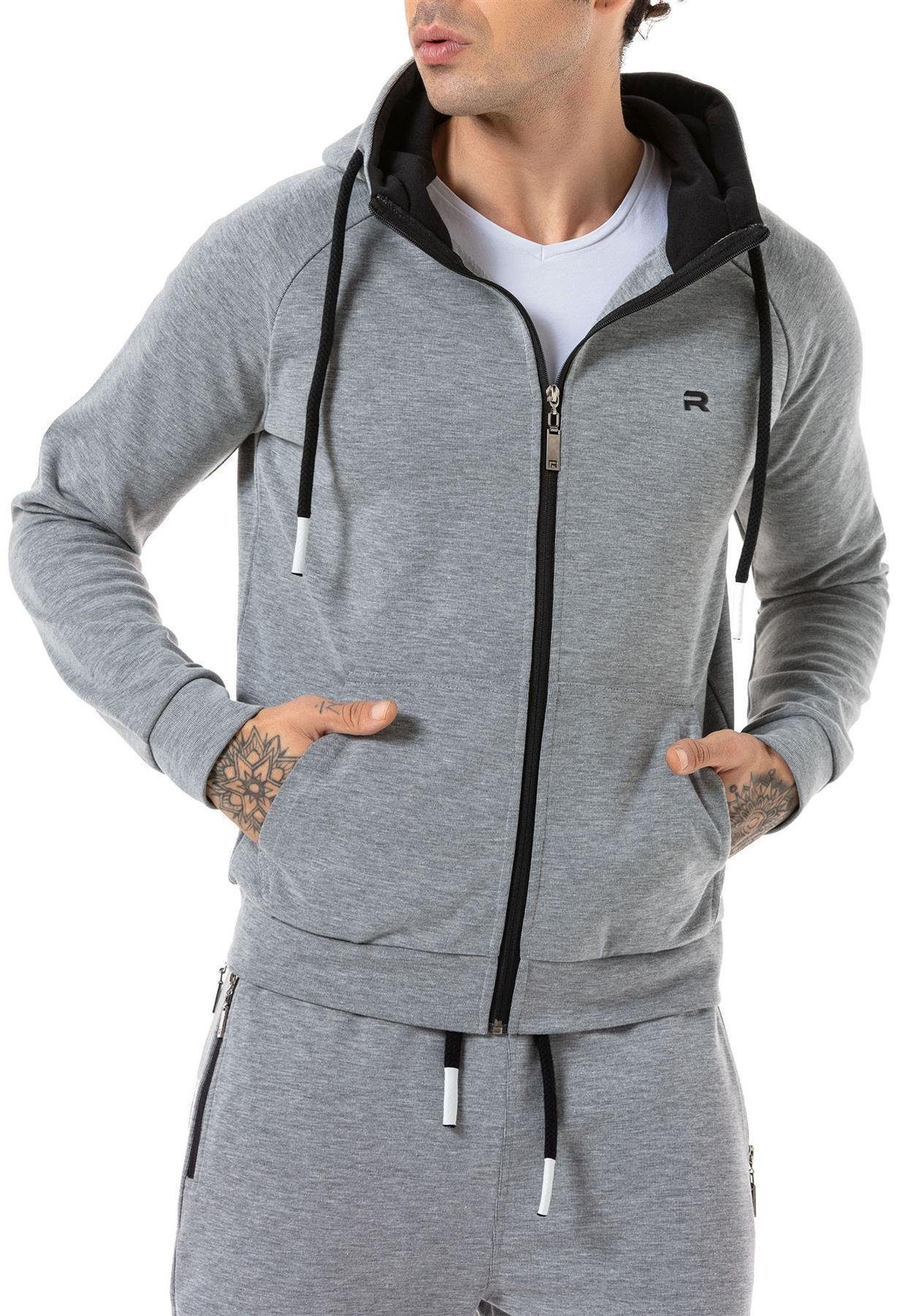 RedBridge Jogginganzug Red Bridge Herren Jogginganzug Sweat Jacke und Hose Set (Set, 2-tlg)
