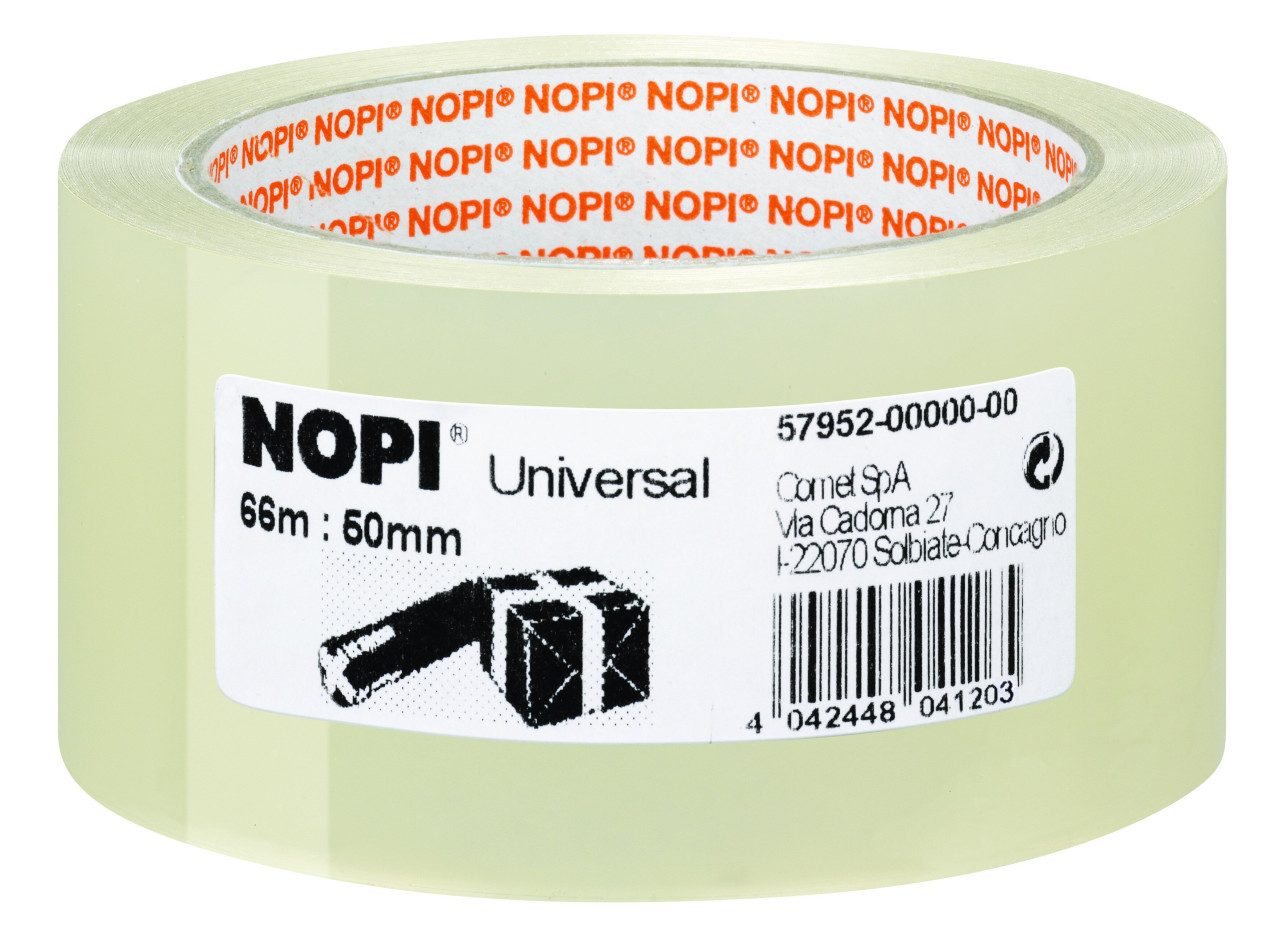 NOPI Packpapier NOPI Packband Universal 66 m x 50 mm, transparent