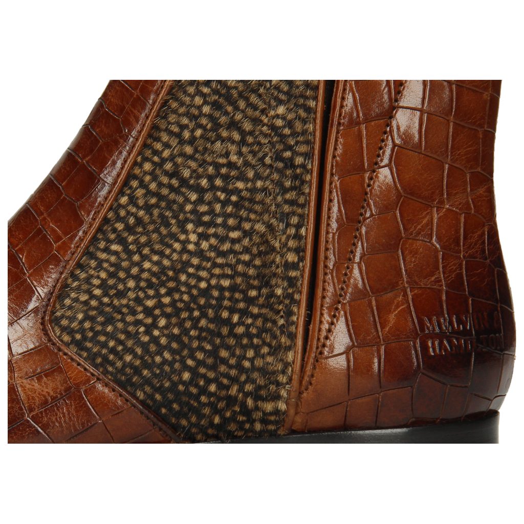 Melvin & Hamilton Susan Crock Halftone 34 Brown Stiefelette Mid Hairon