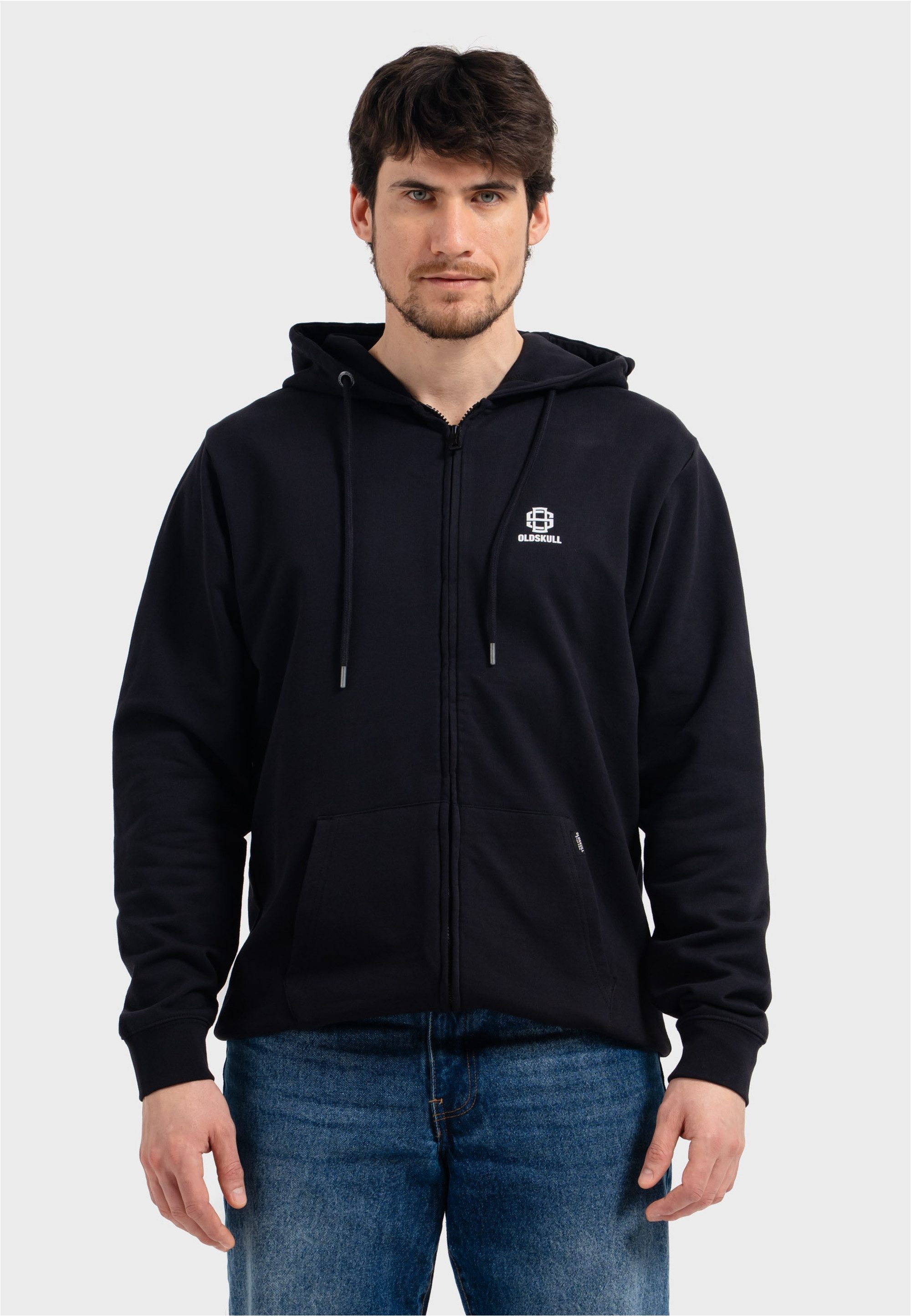 Oldskull Sweatjacke Basic Oldskull 25 Logo unverkennbare Oldskull-Optik