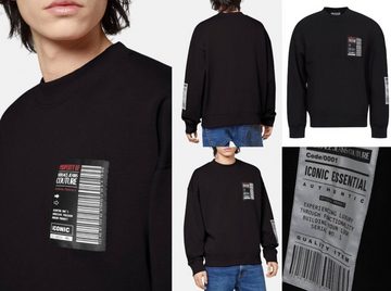 Versace Sweatshirt VERSACE COUTURE BARCODE Applique Sweater Sweatshirt Pullover Pulli Jum