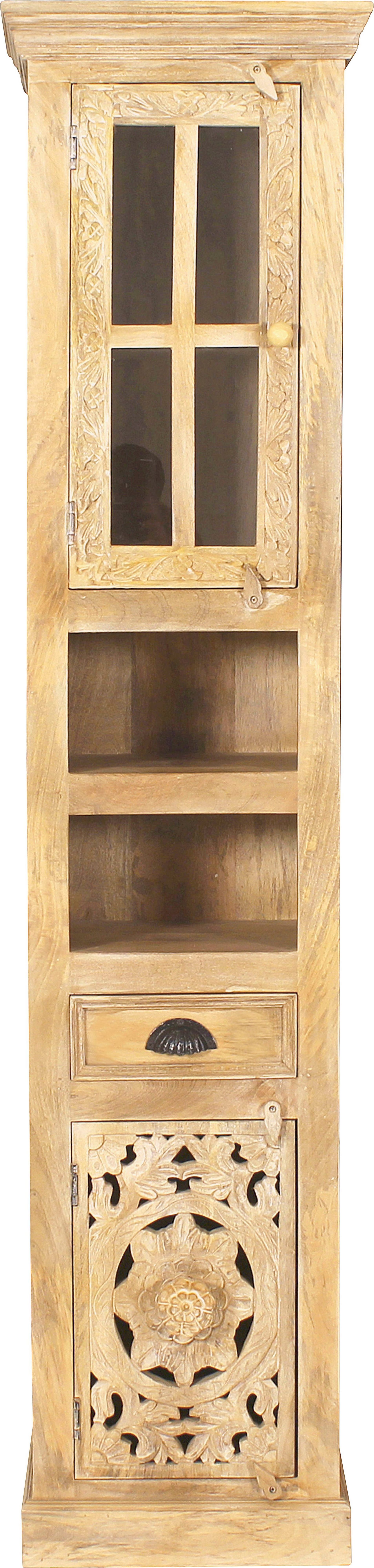 SIT Hochschrank Mit Holzschnitzereien