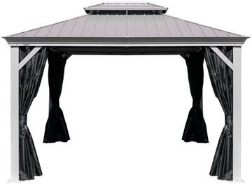 Sojag Pavillon Messina, mit 4 Seitenteilen, (Set), BxT: 363x298 cm