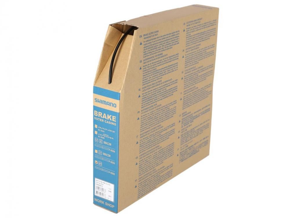 Shimano Bremszug Shimano Bremsaußenhülle M-System schwarz 1 Karton a 40 m Werkstattverp