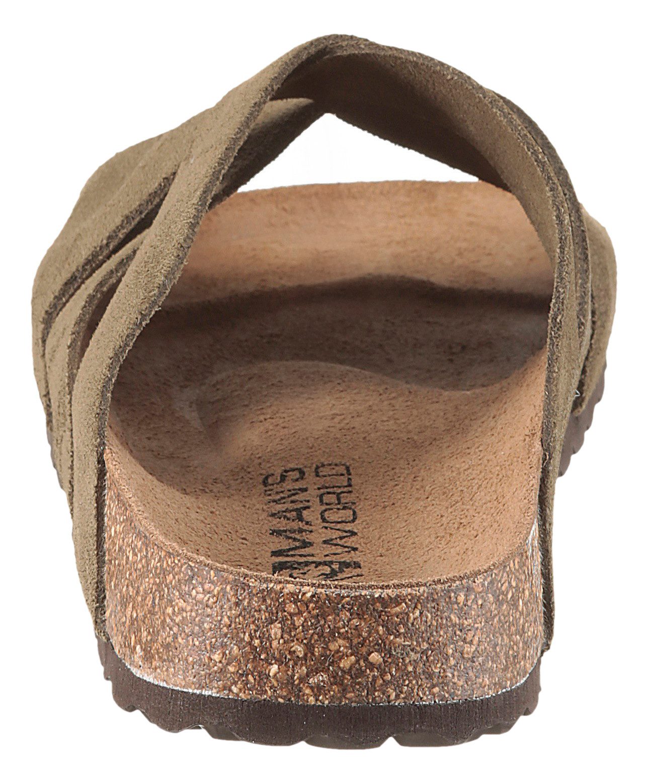 Man's World Pantolette Schlappen, Sommerschuh, Hausschuh mit vorgeformtem Fußbett