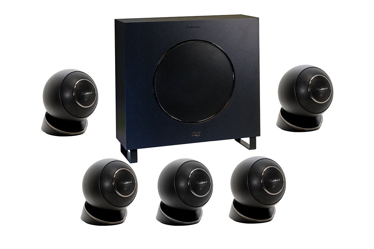 Schwarz Eole Lautsprecherset System 5.1-System Lautsprecher 4 5.1 5.1 Cabasse