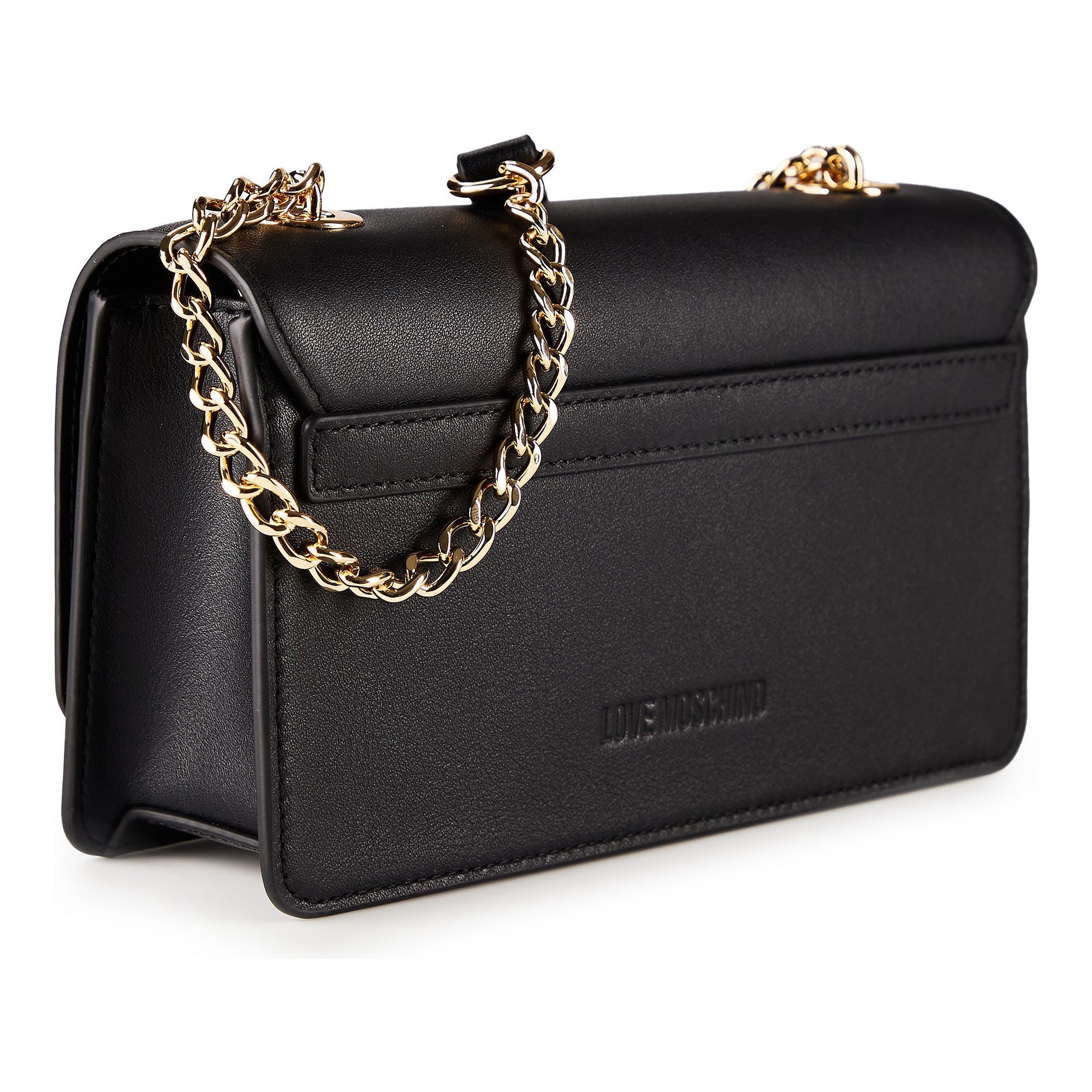 LOVE MOSCHINO Schultertasche Victory Heart, Leder