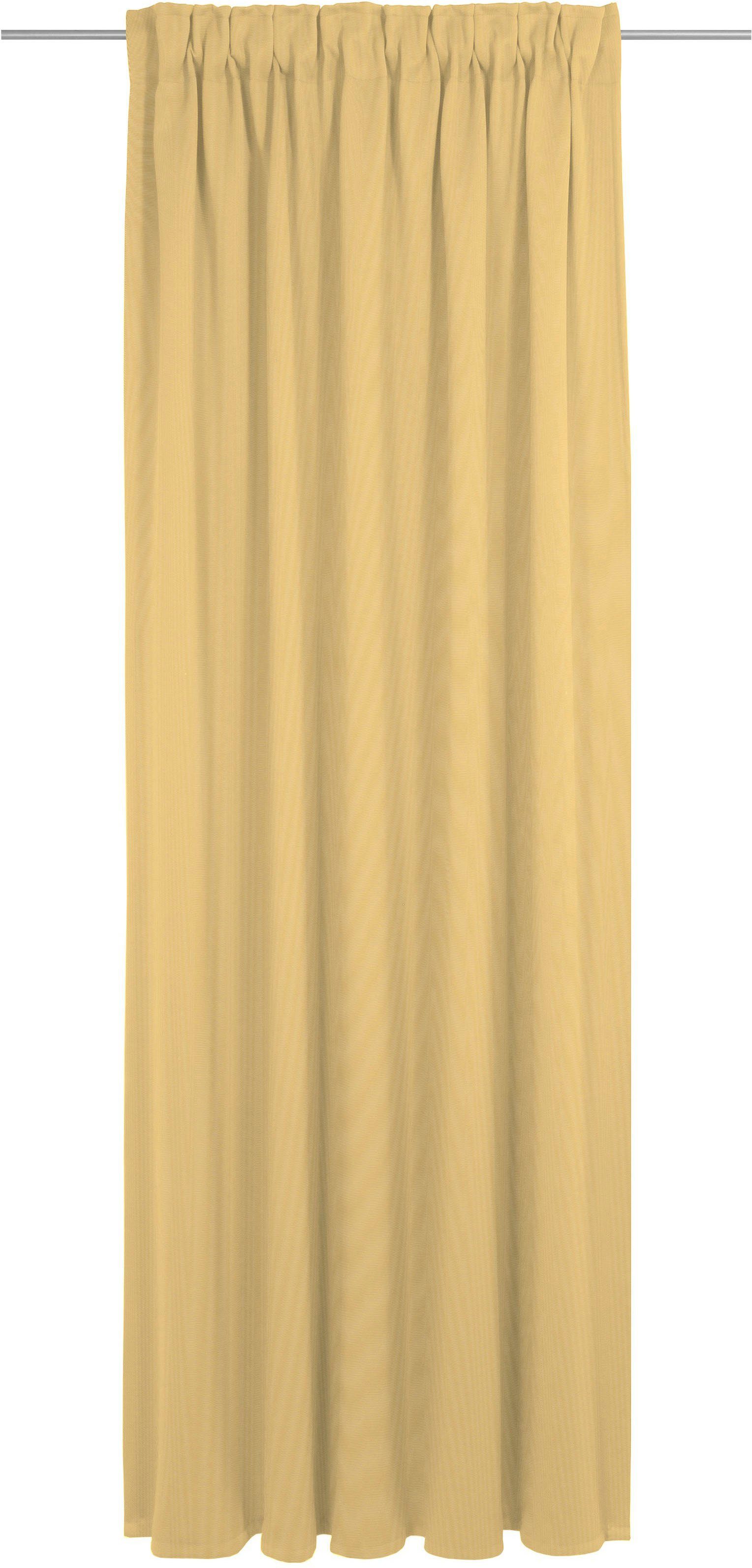 Vorhang Uni Collection light, nachhaltig St), Bio-Baumwolle blickdicht, (1 Jacquard, aus Adam, Multifunktionsband