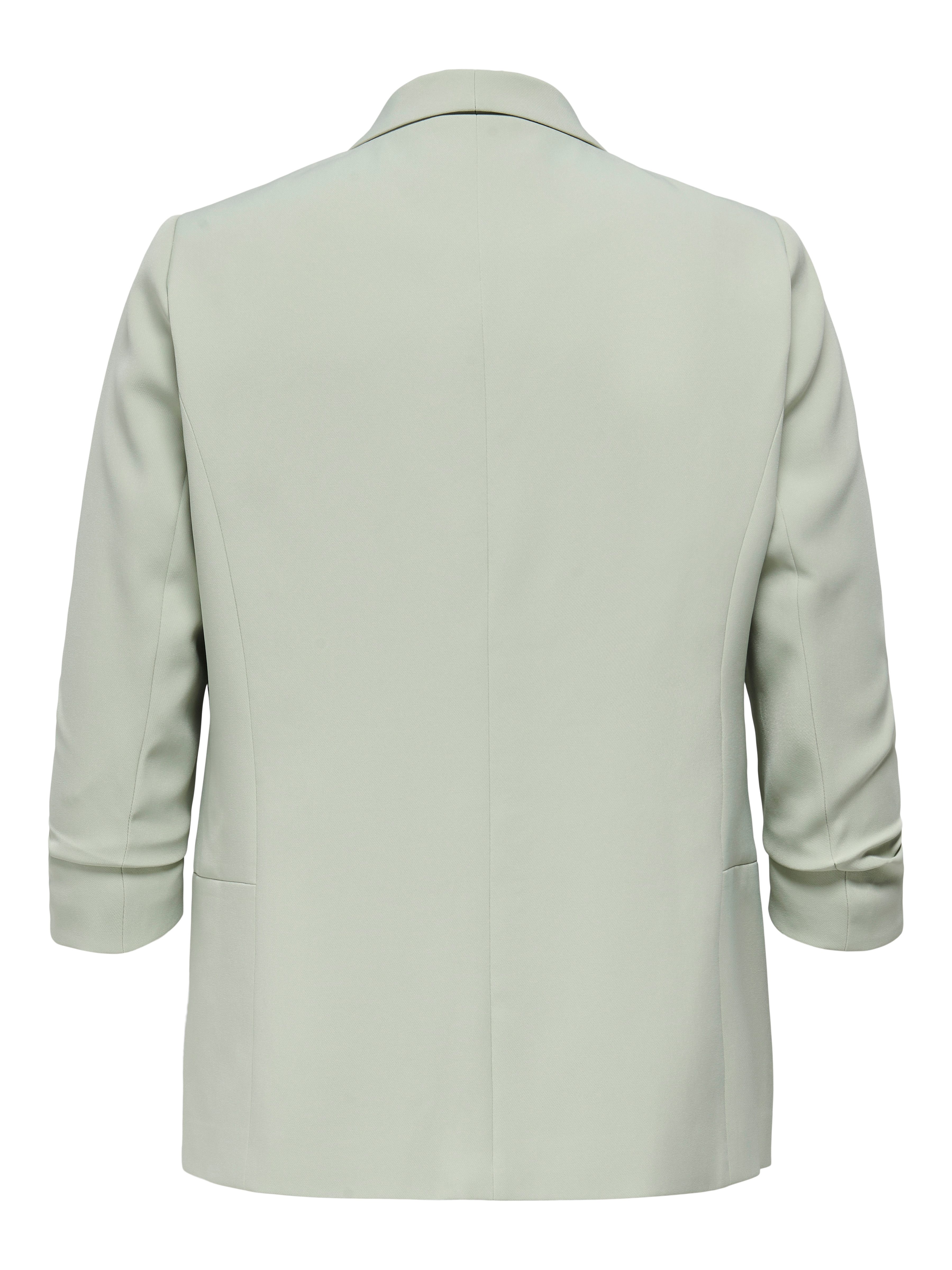 ONLY CARMAKOMA Kurzblazer CARELLY 3/4 LIFE BLAZER WVN Kunstfaser mit Stretch