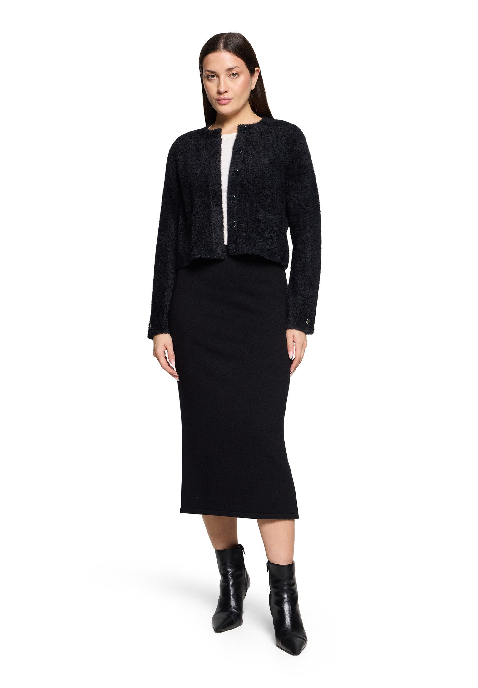 Betty Barclay Strickjacke Damen mit aufgesetzten Taschen (1-tlg)