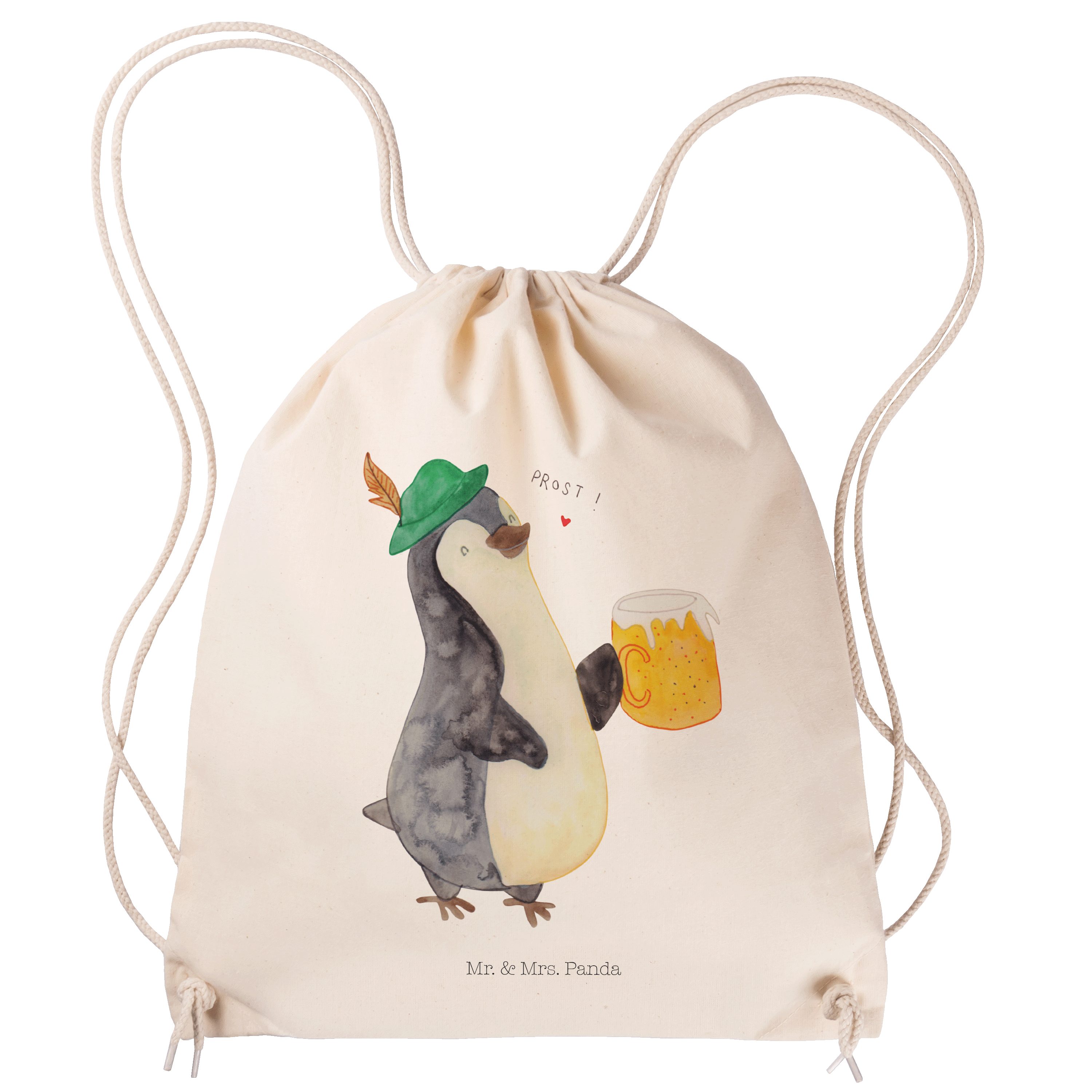 Sporttasche Pinguin Bier, Jutebeutel, Transparent, beutelrucksack, Jutebeutel, Bi