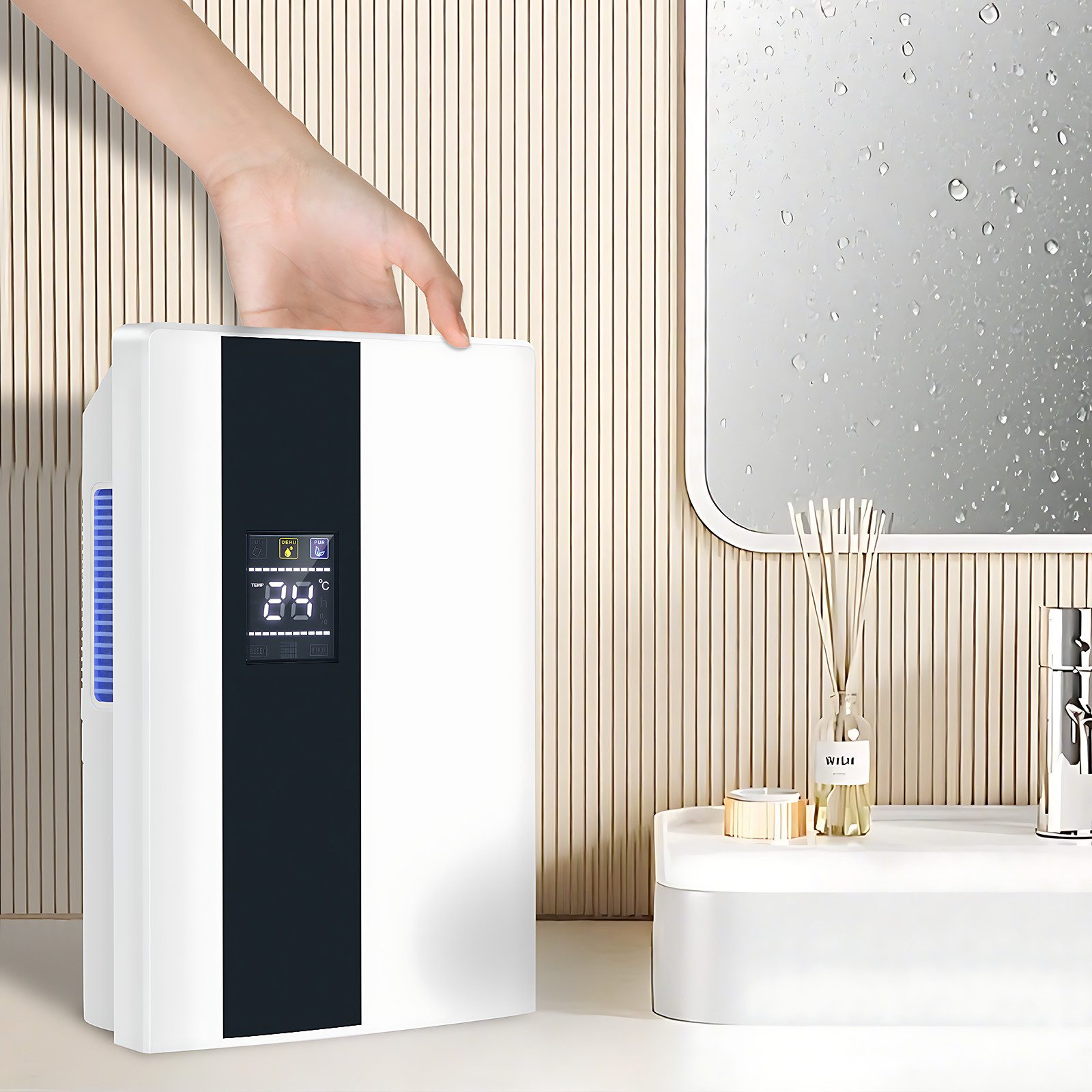 Nettlife Luftentfeuchter Elektrisch Entfeuchter 2000ml Raumentfeuchter günstig online kaufen