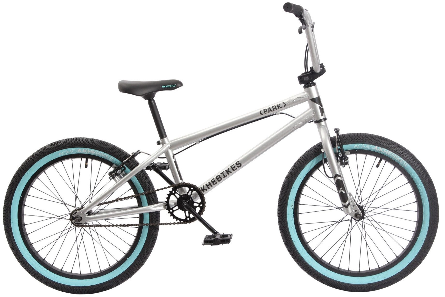 KHEbikes BMX-Rad KHE PARK 20 Zoll BMX Freestyle Bike – Silber – 11,1 kg, 1 Gang, 20 Zoll, 11.1kg, AFFIX 360° Rotor