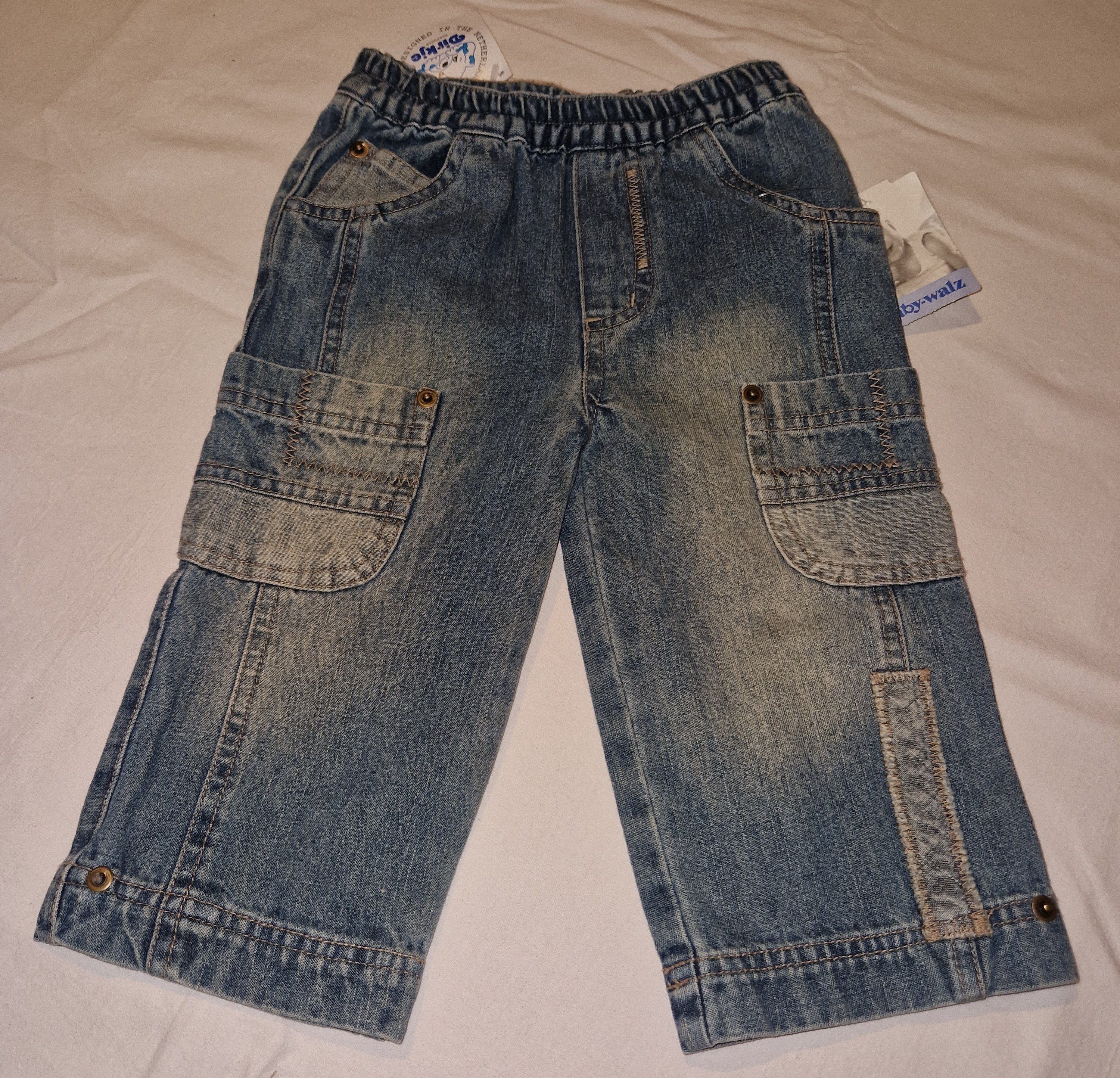 babywalz Cargojeans Jeans Hose blau Mädchen Größe 80 Babywalz (2211049)