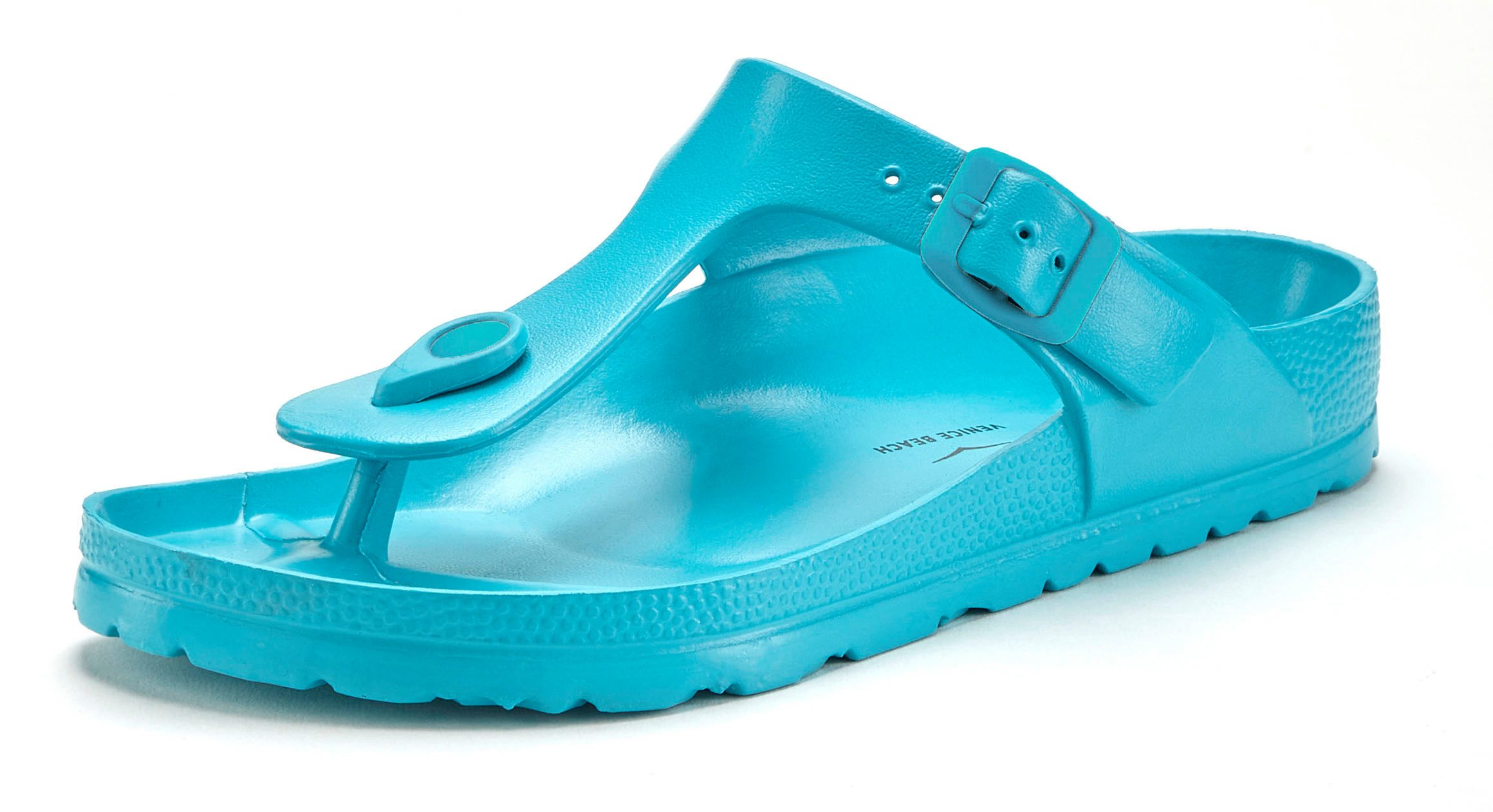 Venice Beach Badeschuhe, Badelatsche, Badezehentrenner Zehentrenner, Badepantolette Sandale, Pantolette