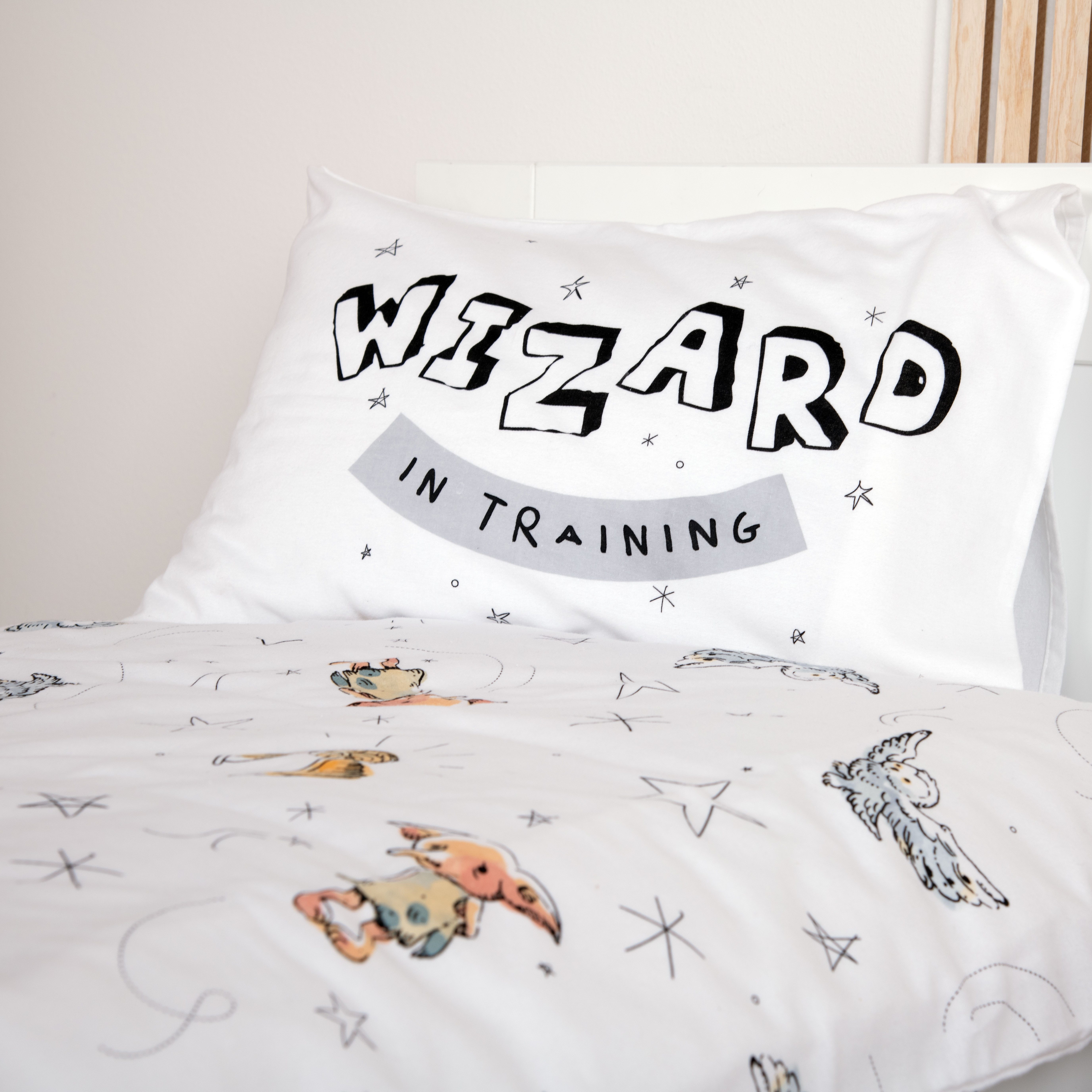 Harry Potter Babybettwäsche Harry Potter, Flanell, 2 teilig, mit niedlichem Allover-Print