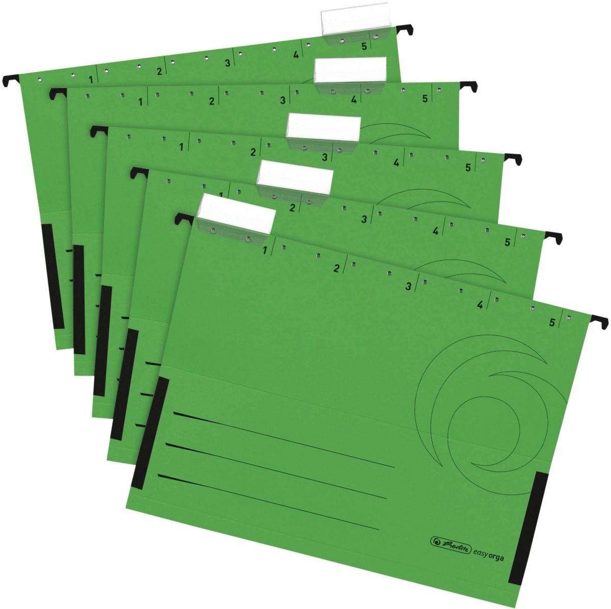 Herlitz Hefter Hängetasche 230g/qm grün VE=5 Stück